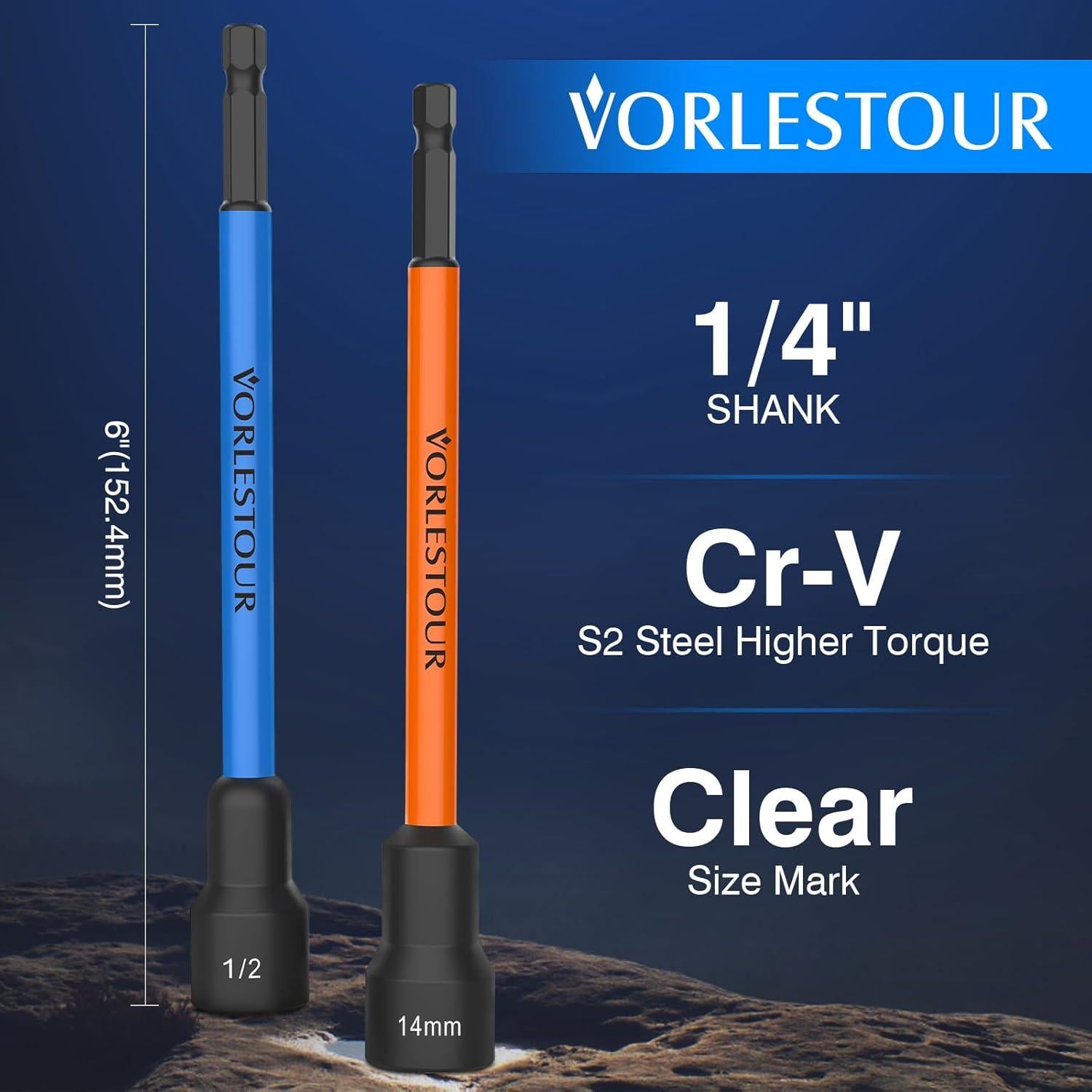 Juego de 16 Destornilladores Magnéticos Vorlestour 15,24 cm