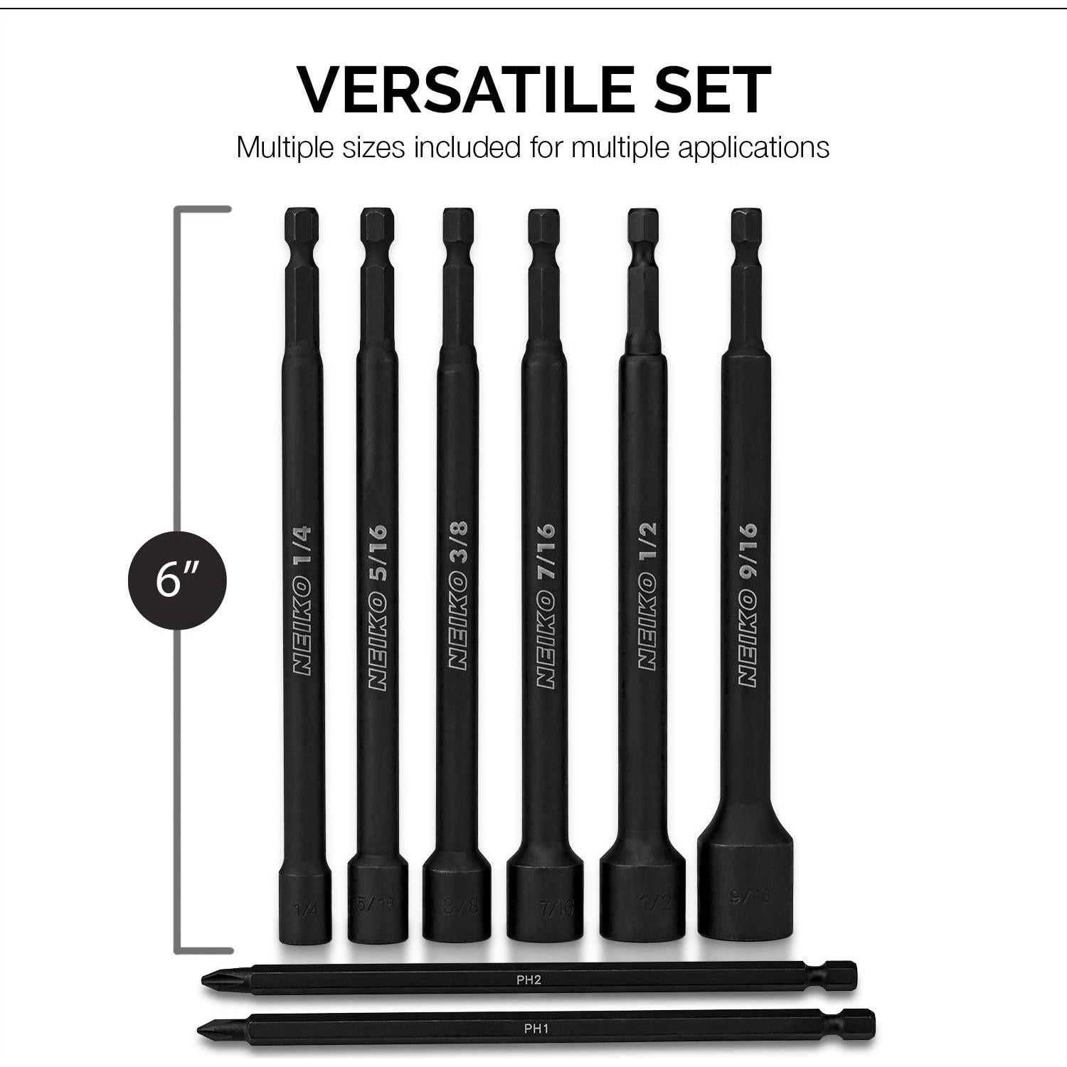 Juego de Herramientas NEIKO 10067A 8 Piezas SAE y Métrico