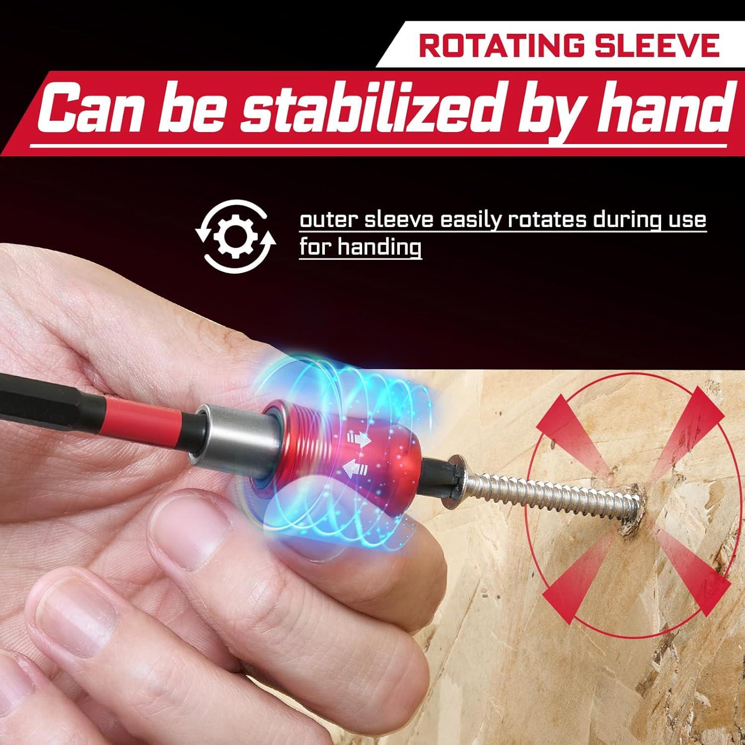 Juego de 4 Soportes de Punta Magnética GEINXURN 6,35 a 30,48 cm