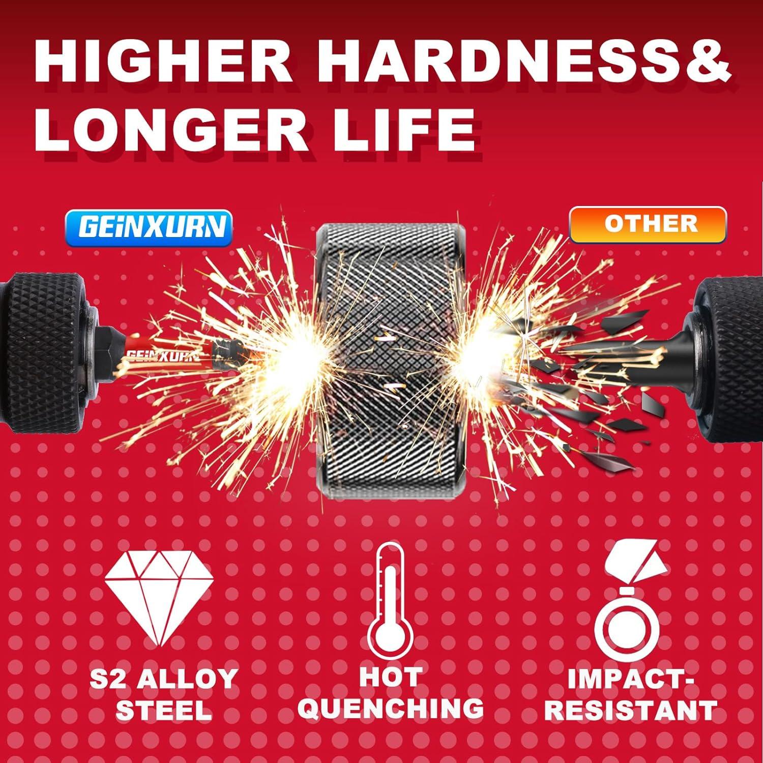 Juego de 51 Puntas Torx T40 GEINXURN Acero S2 2.54 cm