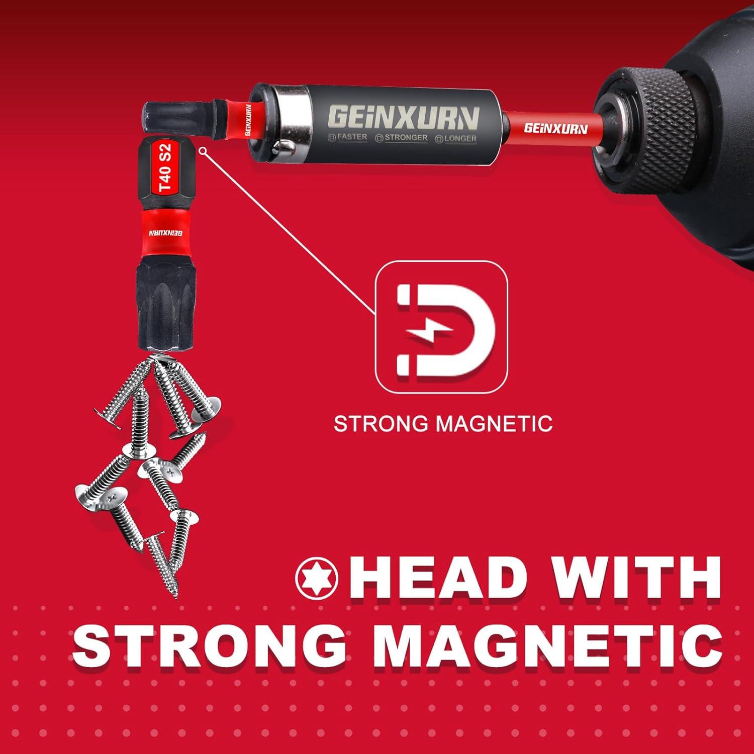 Juego de 51 Puntas Torx T40 GEINXURN Acero S2 2.54 cm