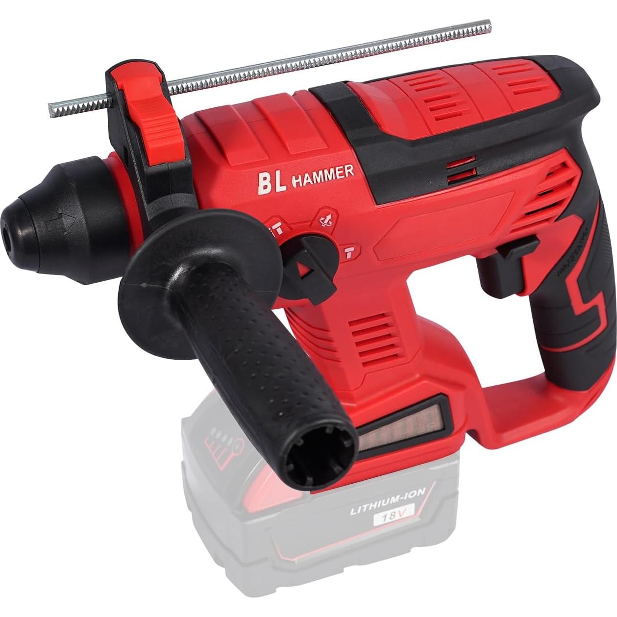 Taladro Martillo Inalámbrico FSYAO 18V 1.7 Julios LED