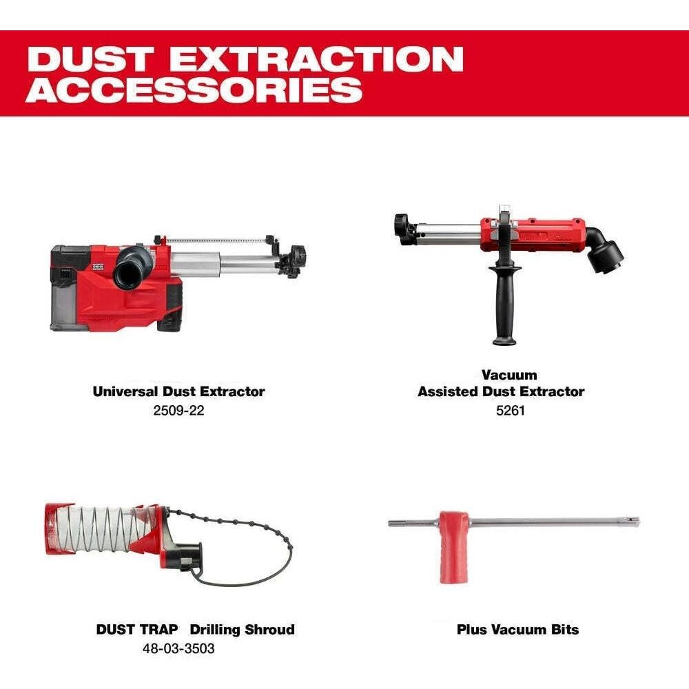 Martillo Rotativo Milwaukee M18 18V D-Handle Sin Escobillas