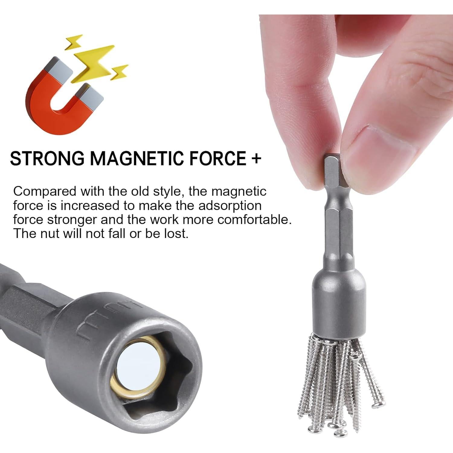 Juego de 12 Destornilladores de Tuerca HouseUp 8 mm