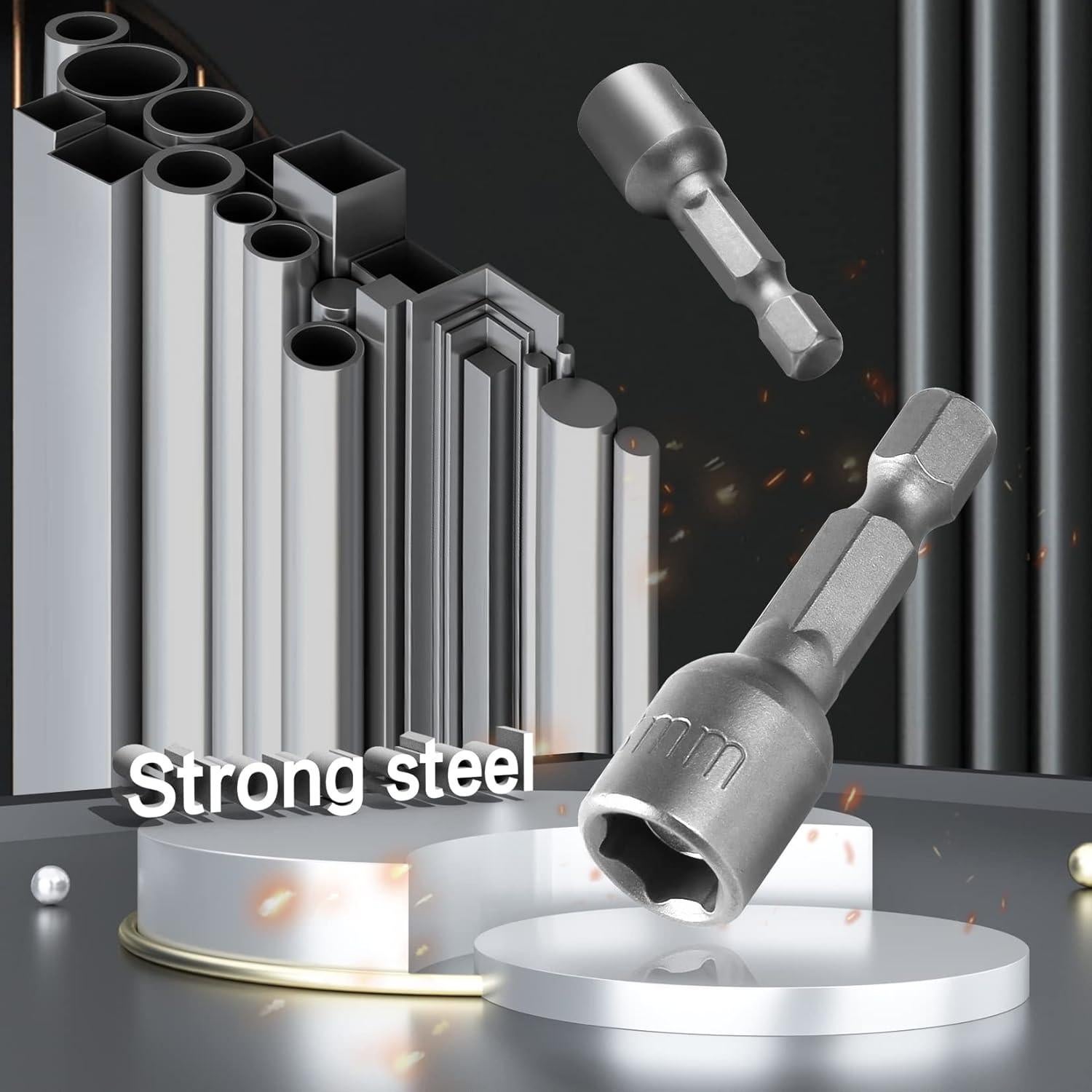 Juego de 12 Destornilladores de Tuerca HouseUp 8 mm