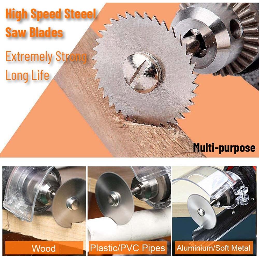 Juego de Discos de Corte HSS SZYUNQ 8 Piezas para Herramientas