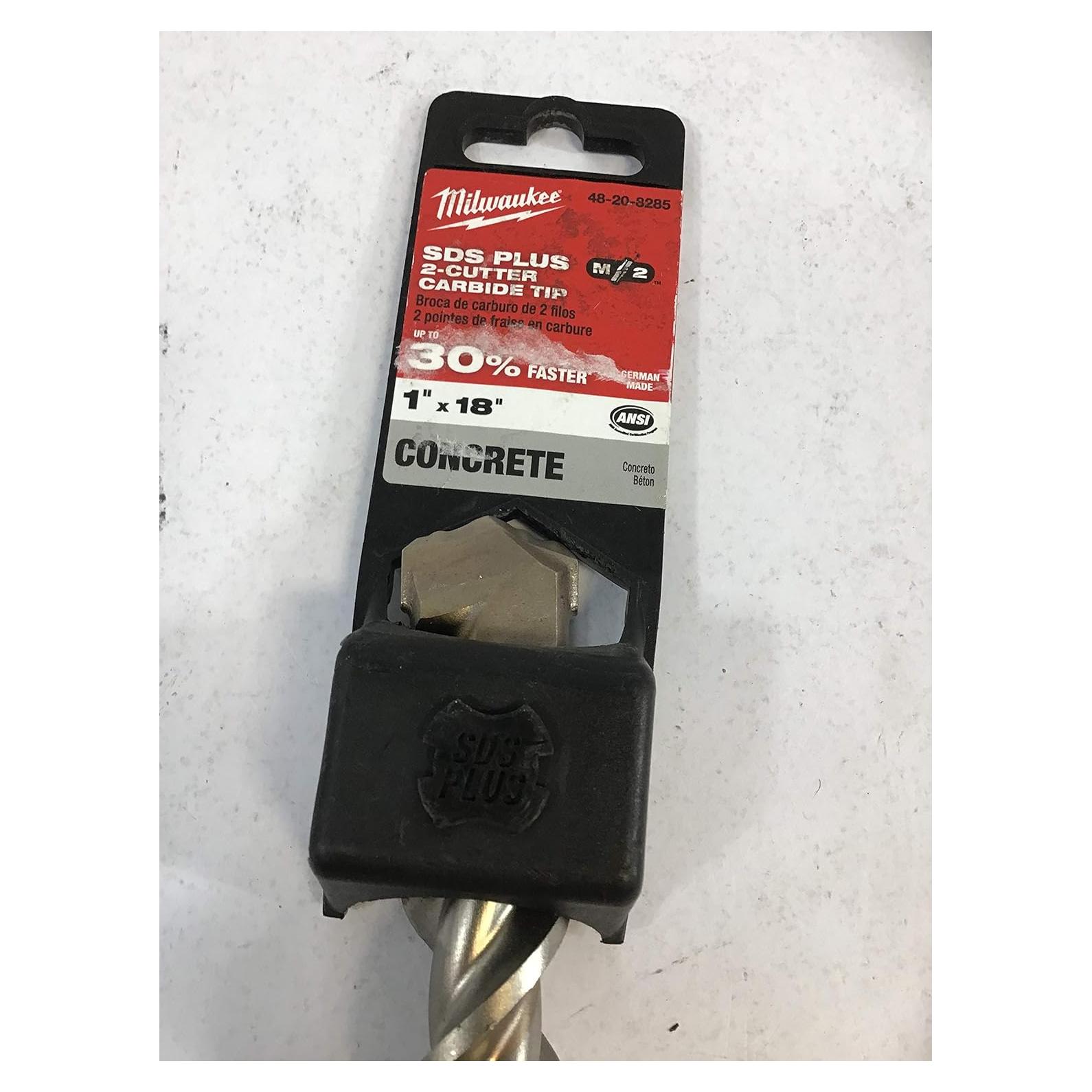 1 in. x 18 in. 2-Cutter SDS Carbide Bit