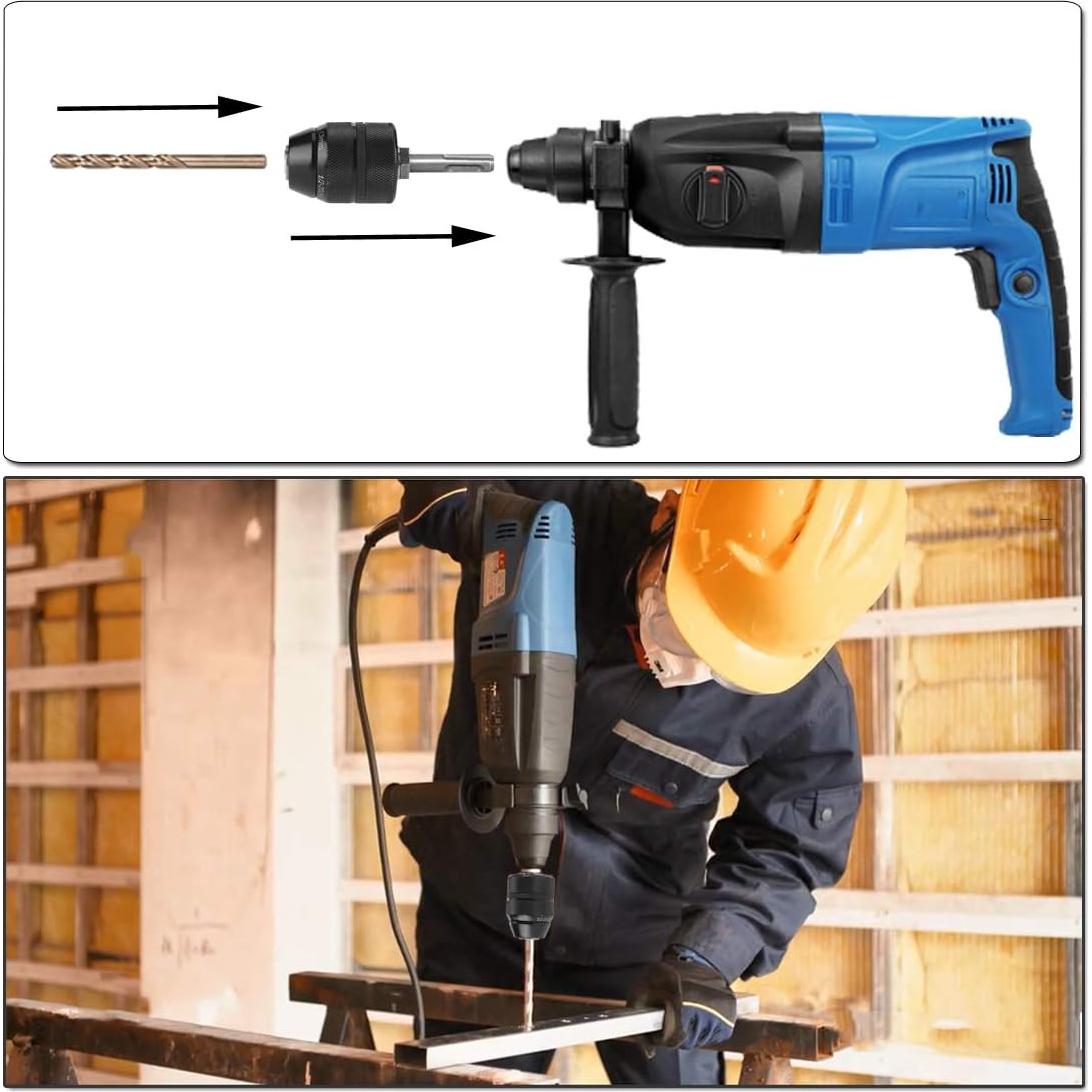 Mandril Sin Llave Hymnorq 1.5-13mm SDS Plus Auto-bloqueante