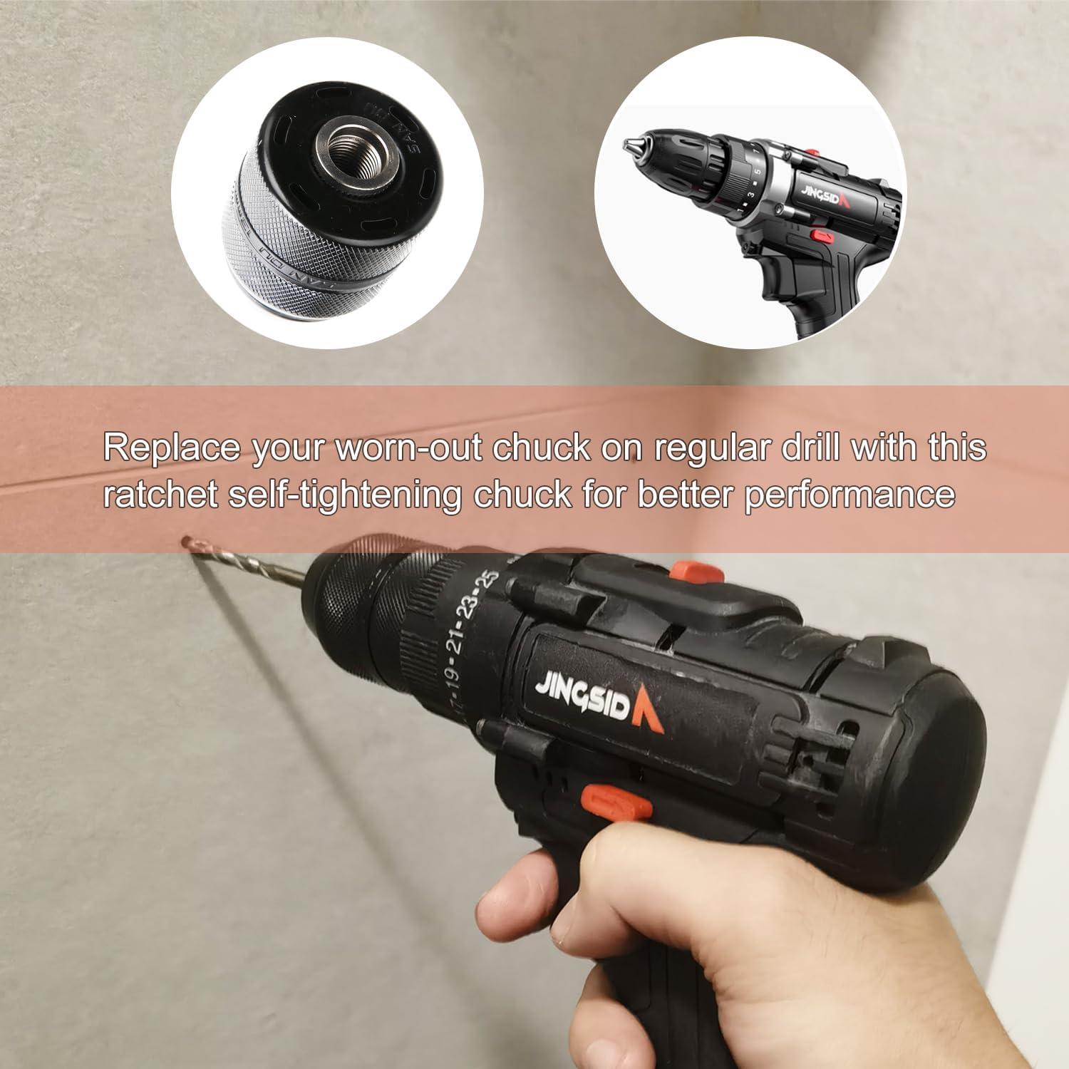 Mandril Sin Llave Hymnorq 1.5-13mm SDS Plus Auto-bloqueante