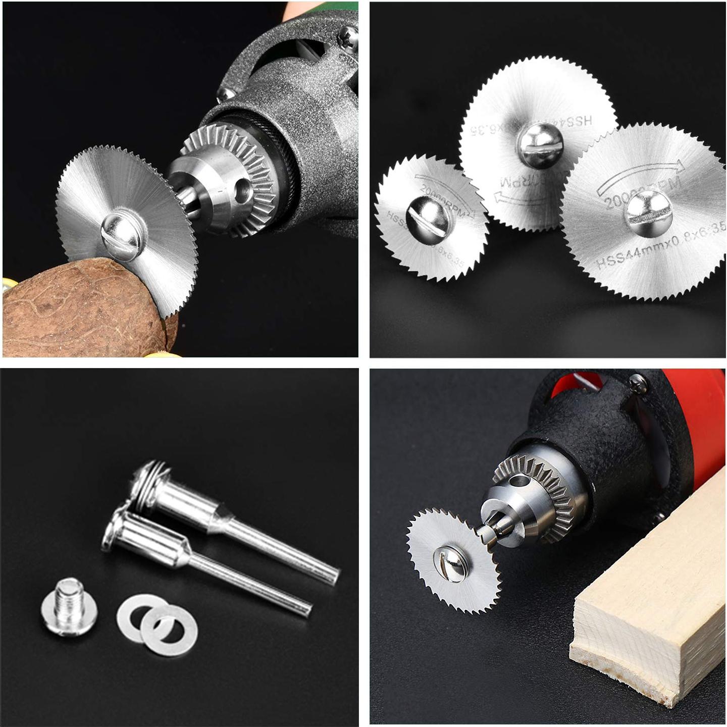 8 Piezas Discos de Sierra HSS APORO para Dremel y Fordom