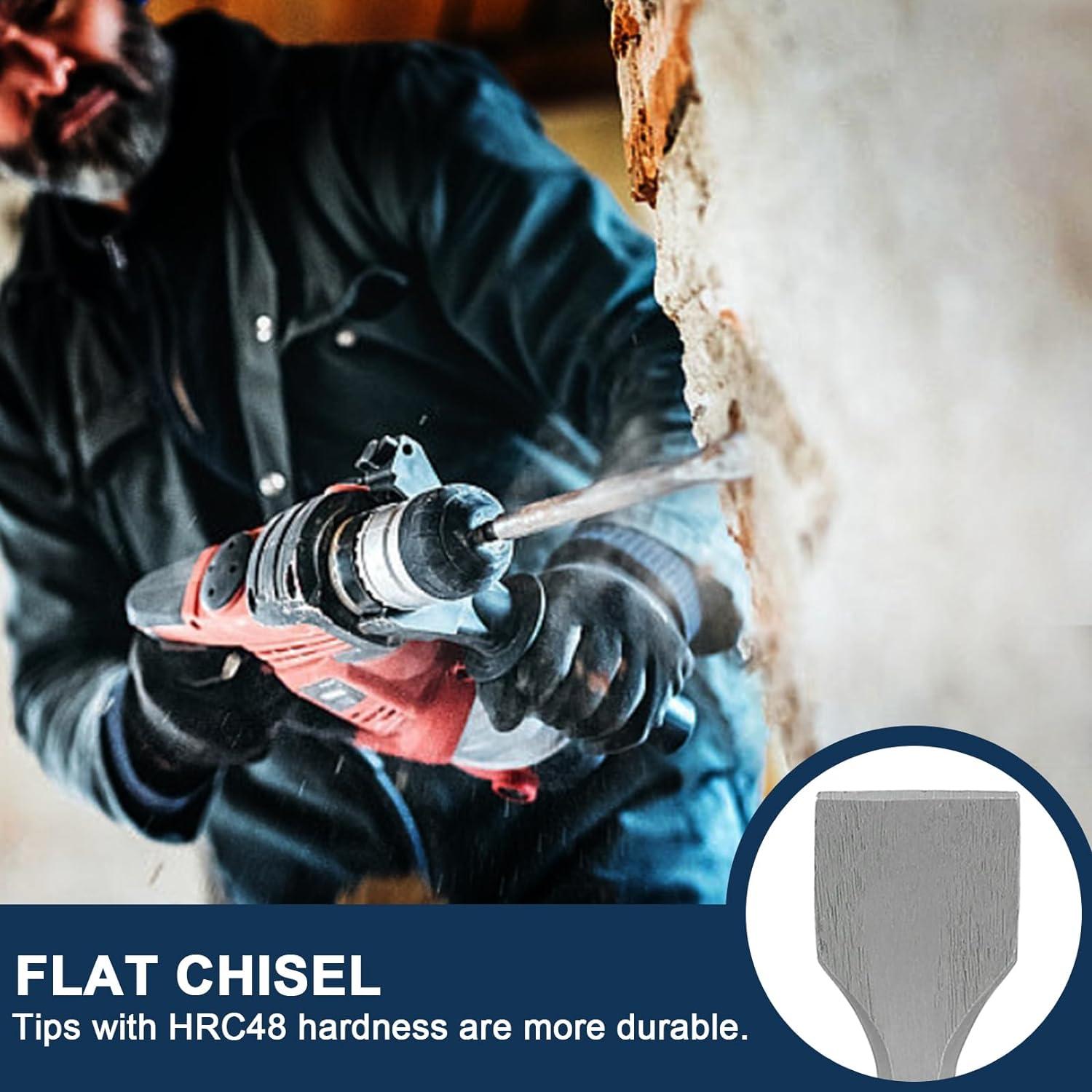 Juego de Brocas y Cinceles WildBossy 17PCS para Concreto