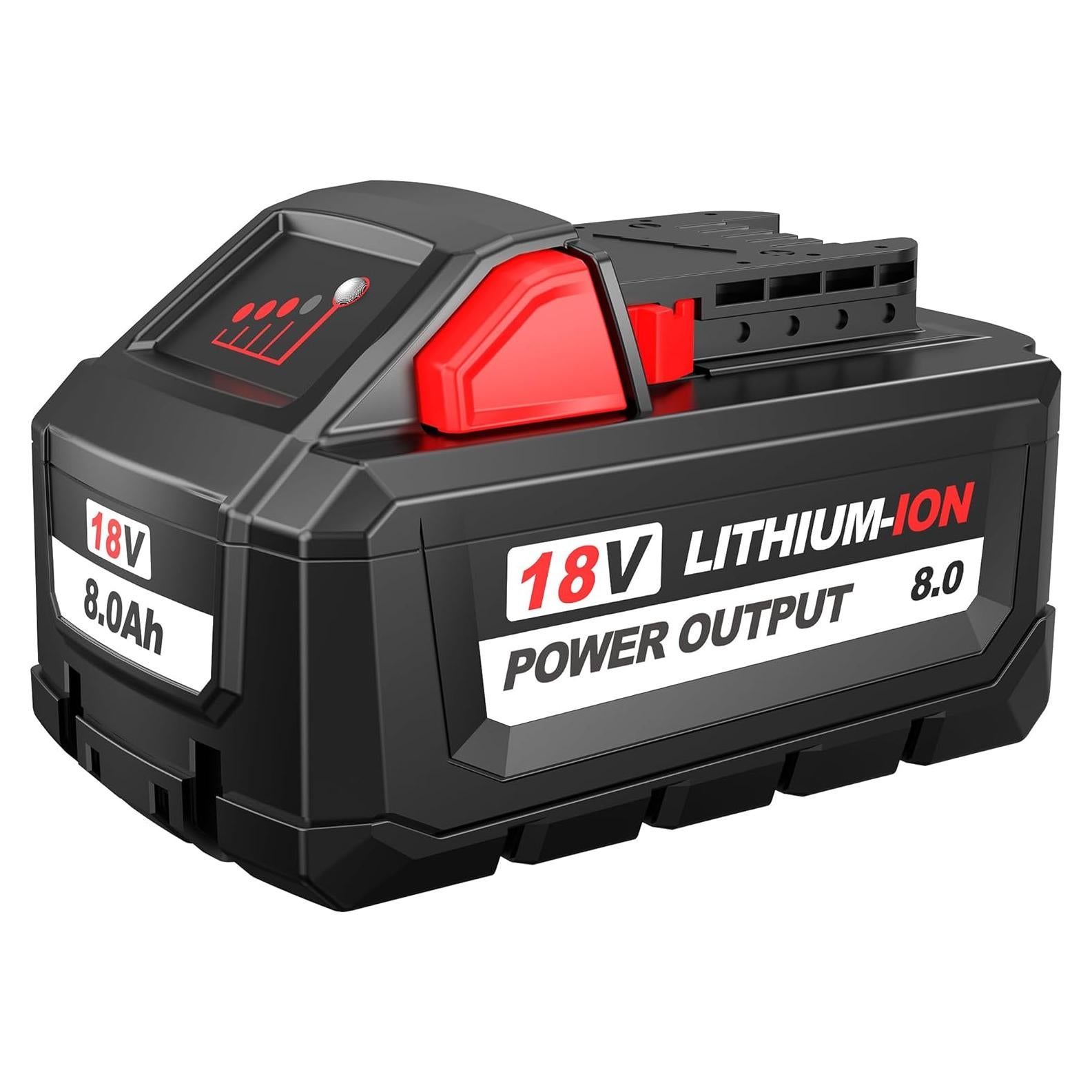 Batería de Reemplazo 18V 8.0Ah para Milwaukee M18 - BULL-TECH