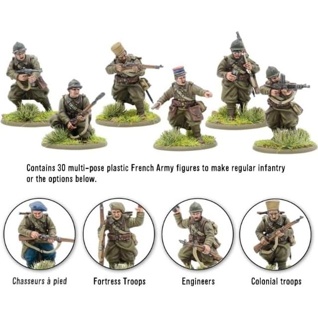 Warlord Games Bolt Action Infantería Ejército Francés 28mm