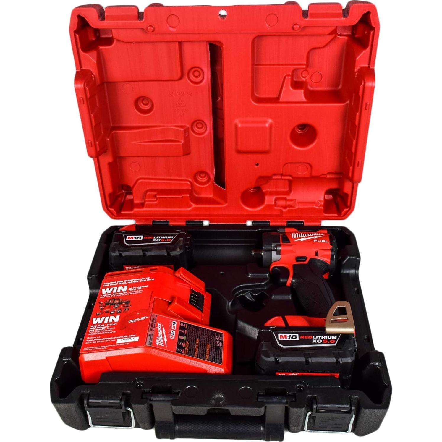 Milwaukee 2854-22 M18 FUEL GEN-3 18V Li-Ion 3/8 in. Compact Impact Wrench Kit