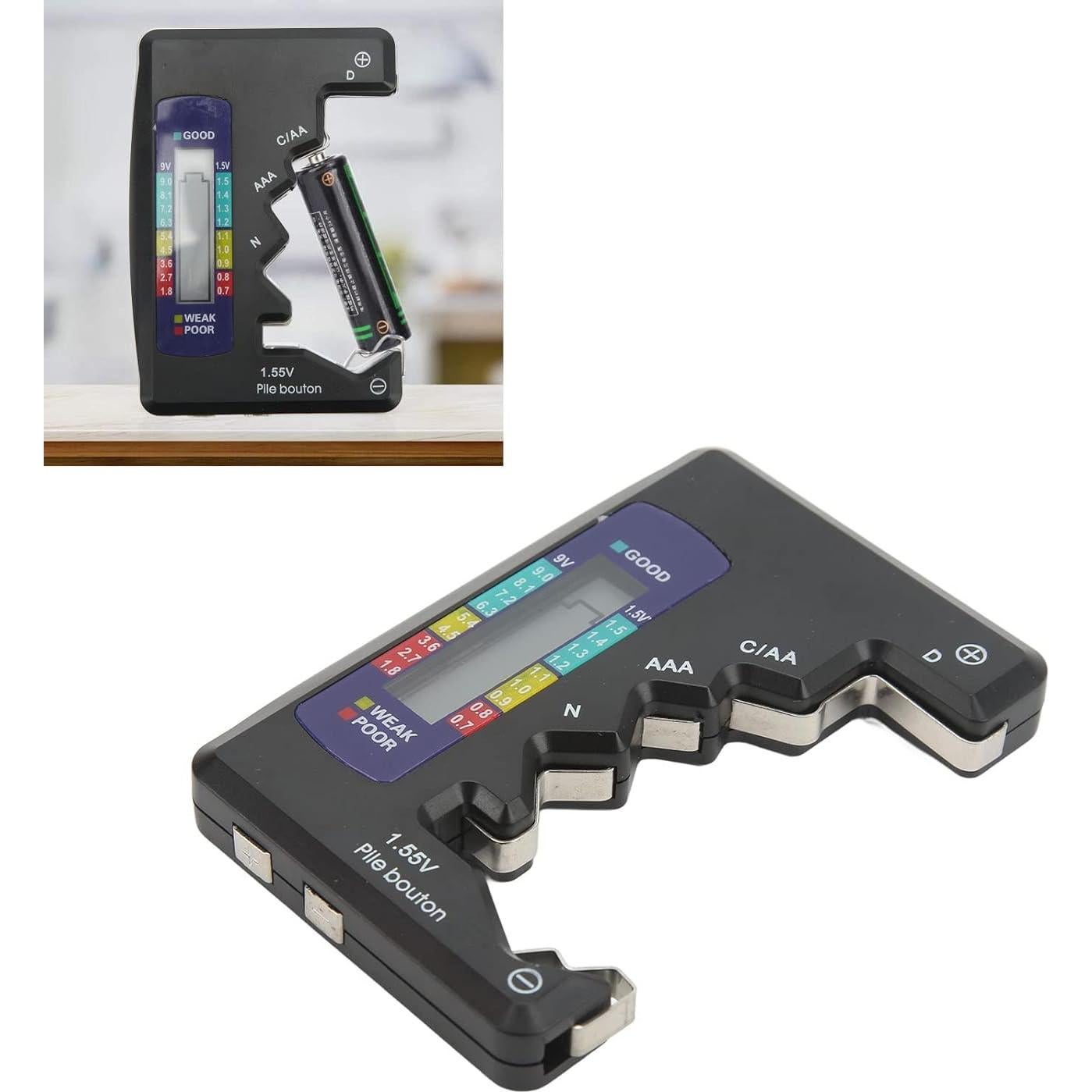 Probador de Baterías Digital WALFRONT LCD Universal 1.5V