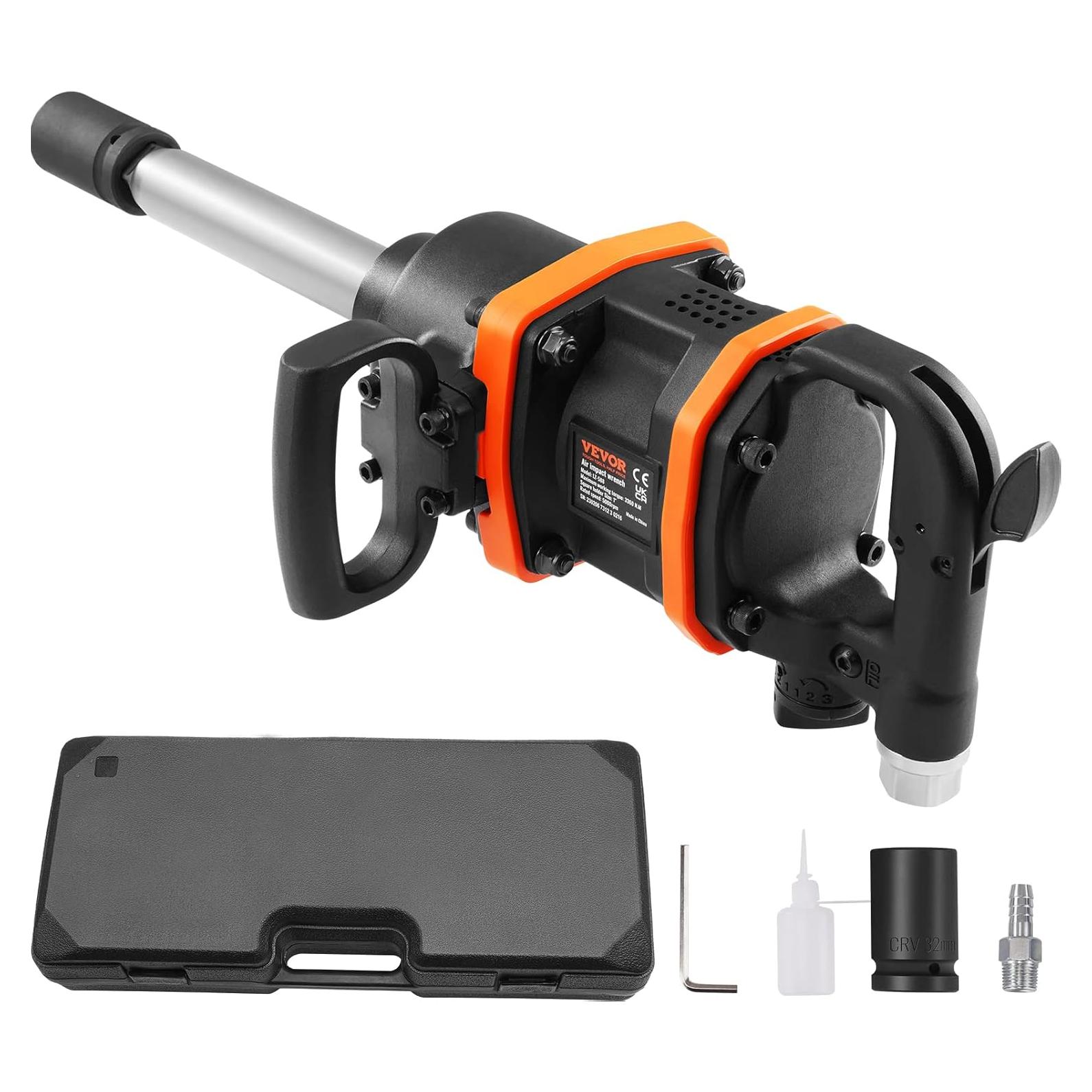 Llave de Impacto Neumática VEVOR 1 Pulgada 3160 Nm con Estuche