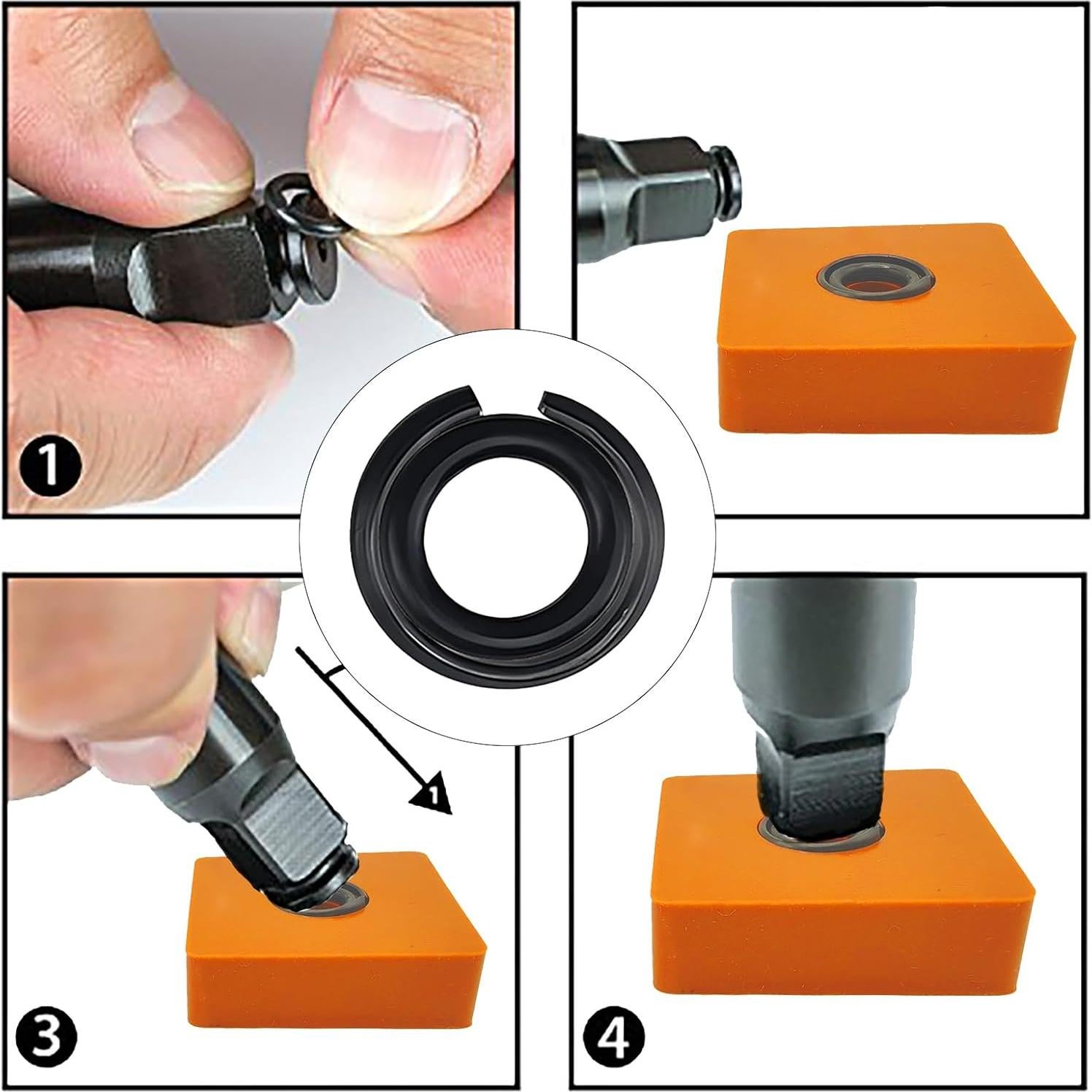 10 Sets Anillos de Retención 1/2" y 3/8" Bizhala con O-ring