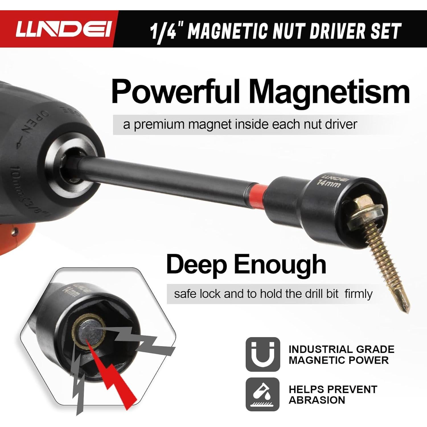 Juego de Llaves y Destornilladores LLNDEI 44PCS Métricos