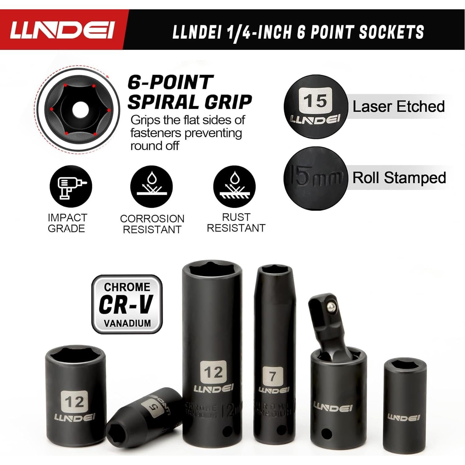 Juego de Llaves y Destornilladores LLNDEI 44PCS Métricos