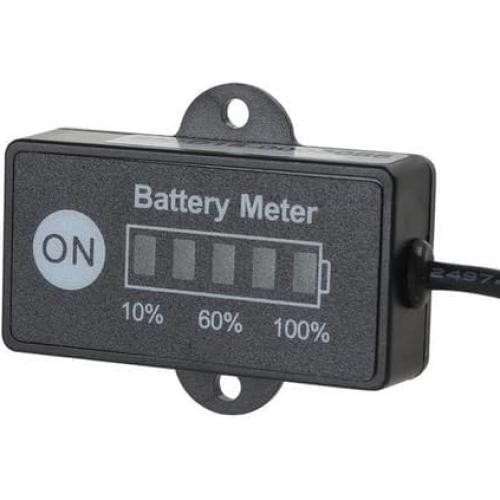 Indicador de Batería 12V Aomlike LED 5 Segmentos Negro