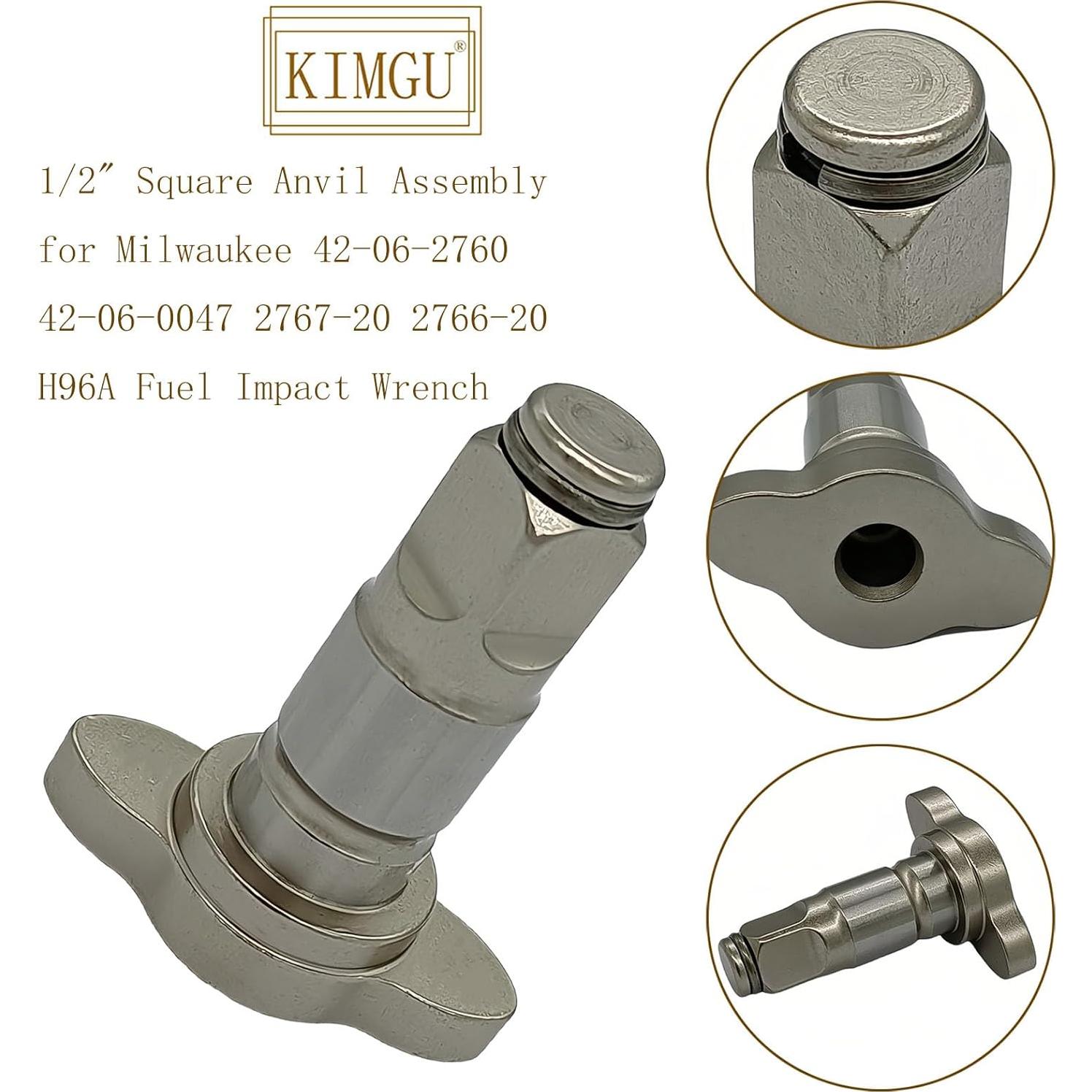 Conjunto de Yunque Cuadrado KIMGU 42-06-2760 para Llave de Impacto