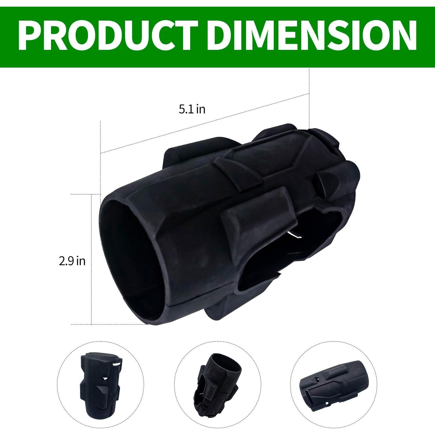 1pcs 49-16-2960 Fuel Mid-Torque Impact Rubber Protective Boot for M18 Fuel 3/8" Mid-Torque Impact Wrench 2960-20, 2962-20, 2962P-20