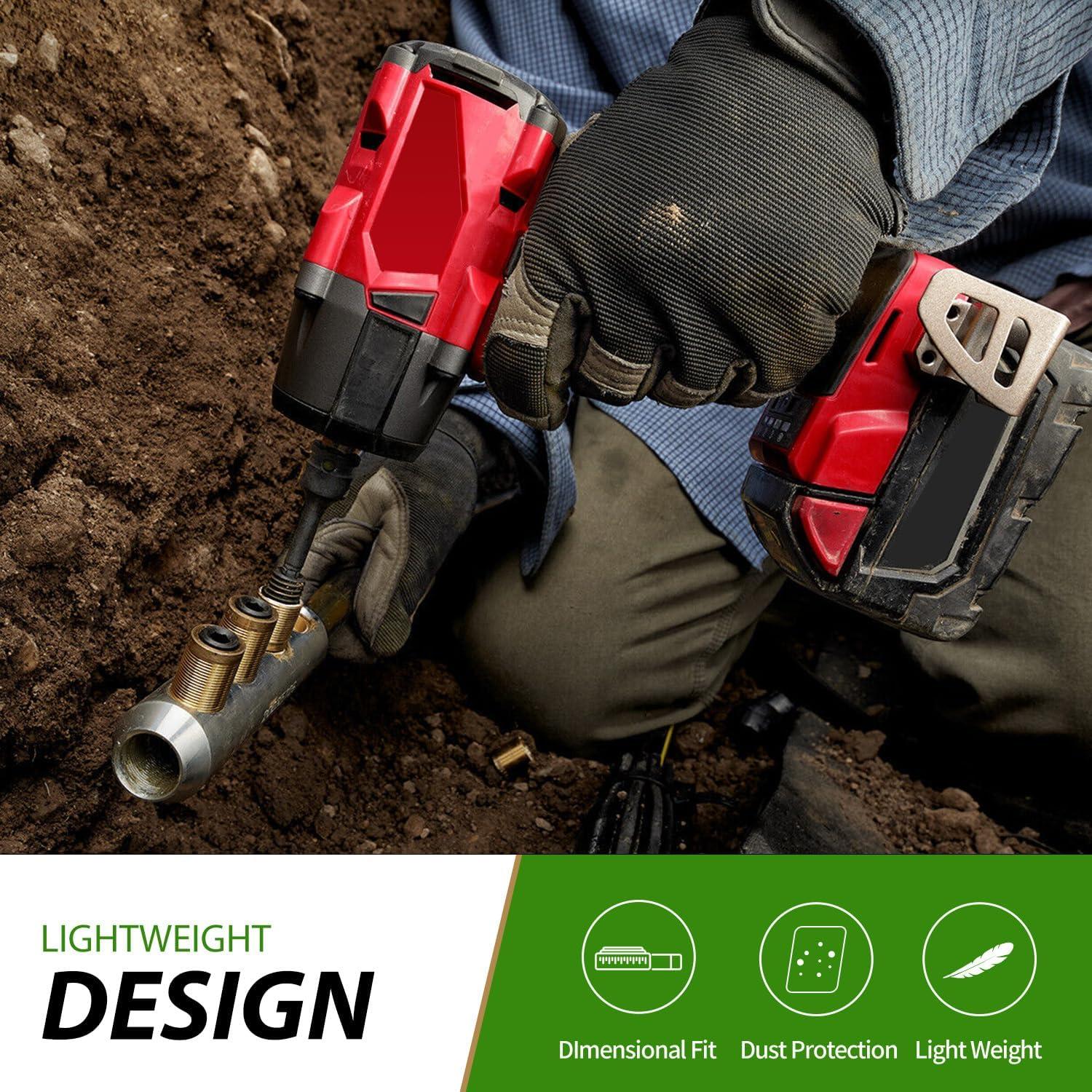 1pcs 49-16-2960 Fuel Mid-Torque Impact Rubber Protective Boot for M18 Fuel 3/8" Mid-Torque Impact Wrench 2960-20, 2962-20, 2962P-20