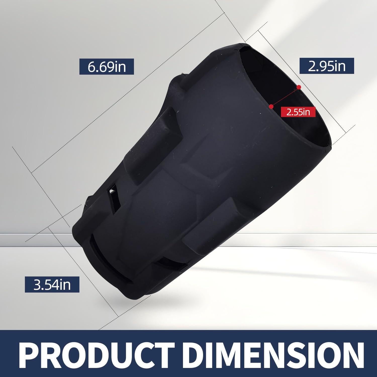 Bota Protectora Milwaukee M18 FUEL 1/2" Llave de Impacto