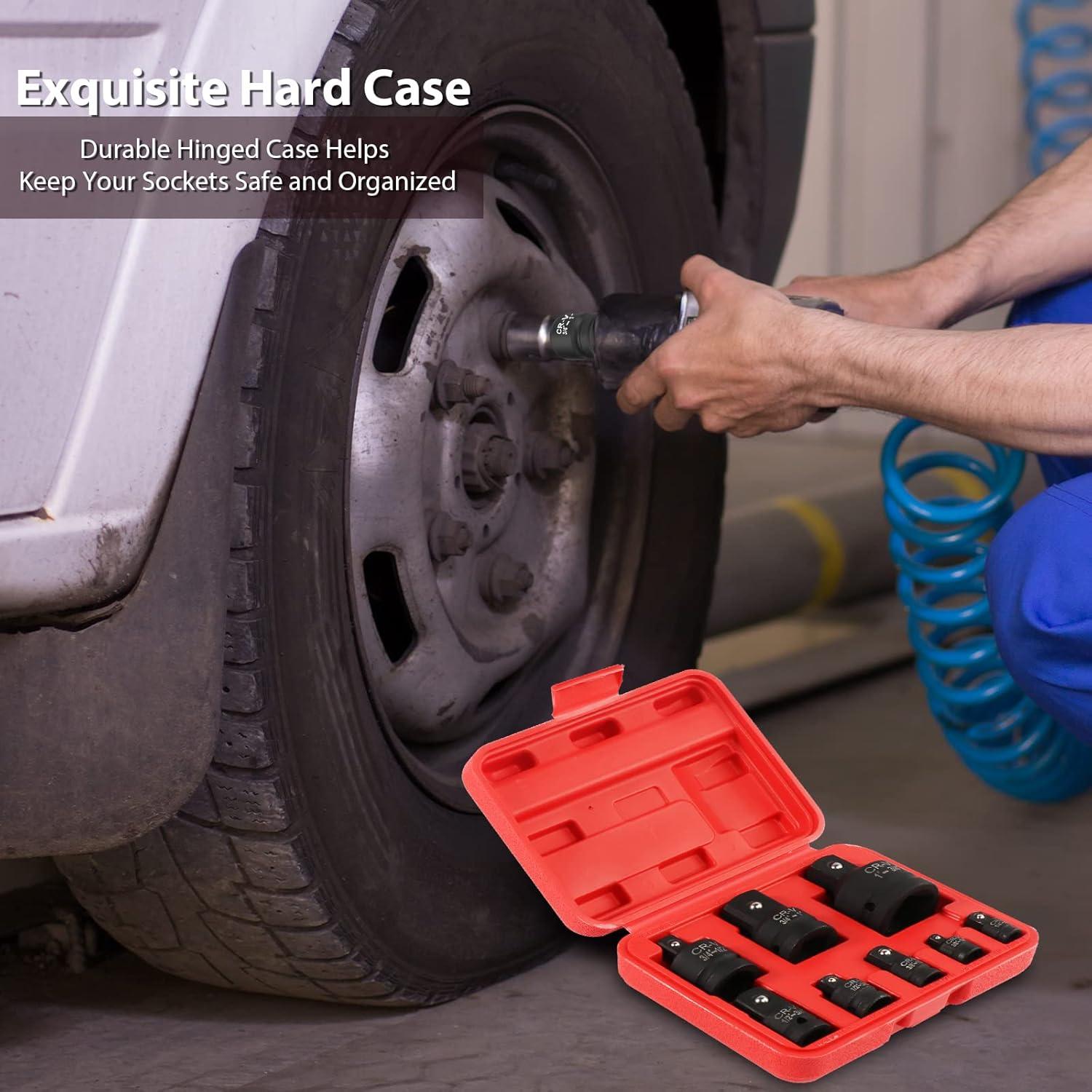 Juego de adaptadores 8 piezas WYBENZ 1/4" a 3/4"