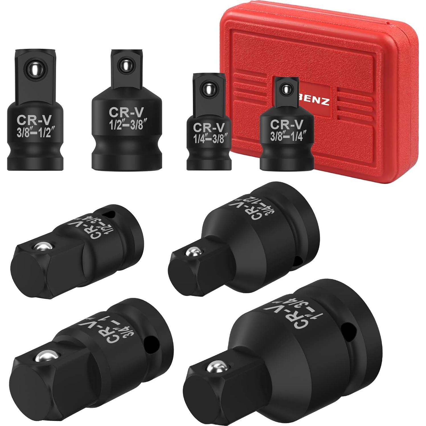 Juego de adaptadores 8 piezas WYBENZ 1/4" a 3/4"