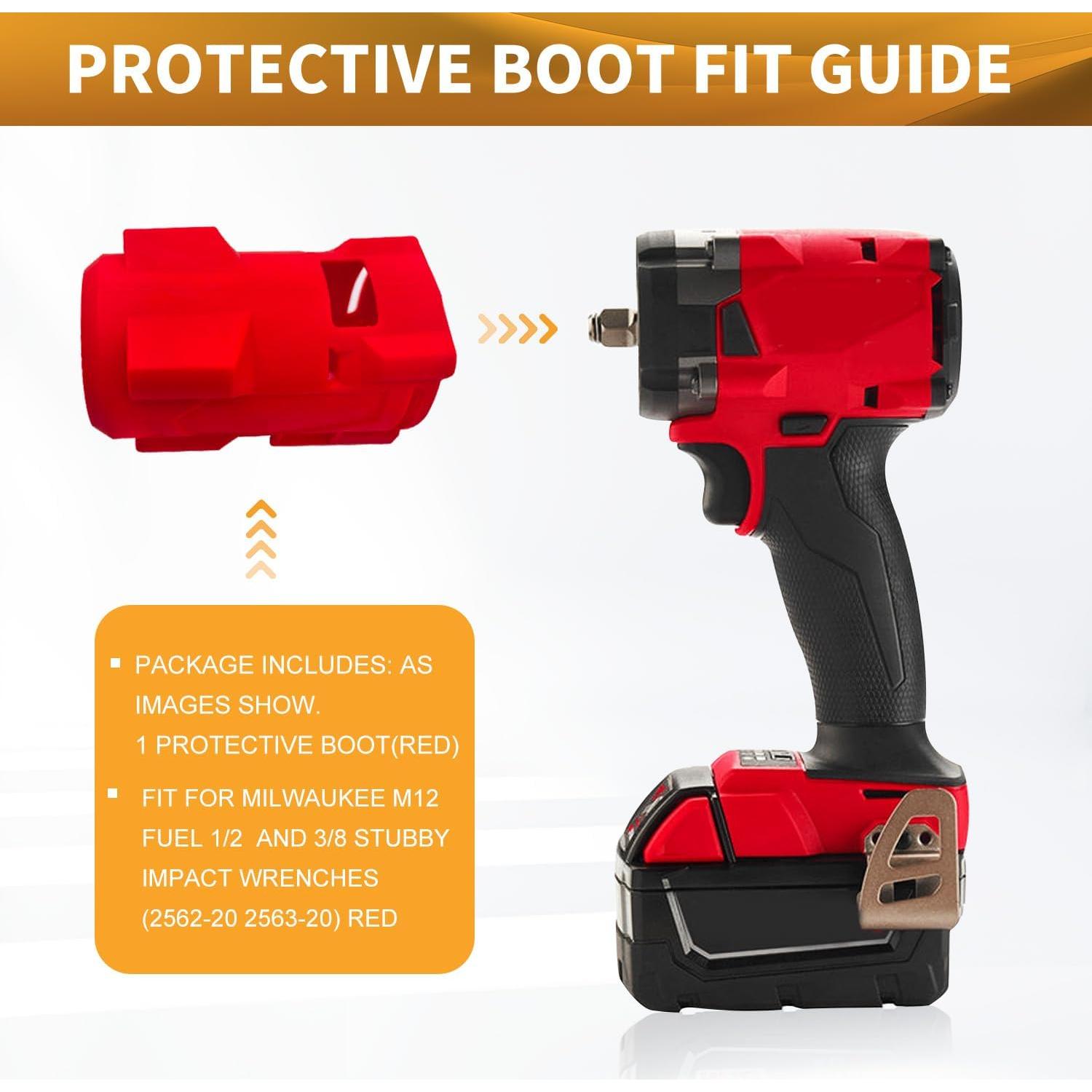 Bota Protectora Deawater para Llave de Impacto M12 3/8 y 1/2