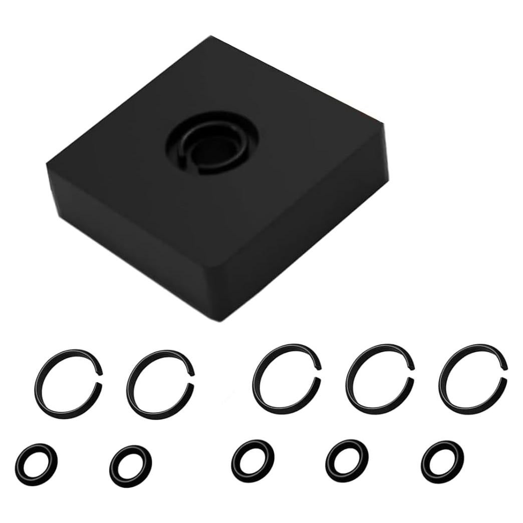 Anillos de retención 3/8" con O-ring y herramienta Yhoparts