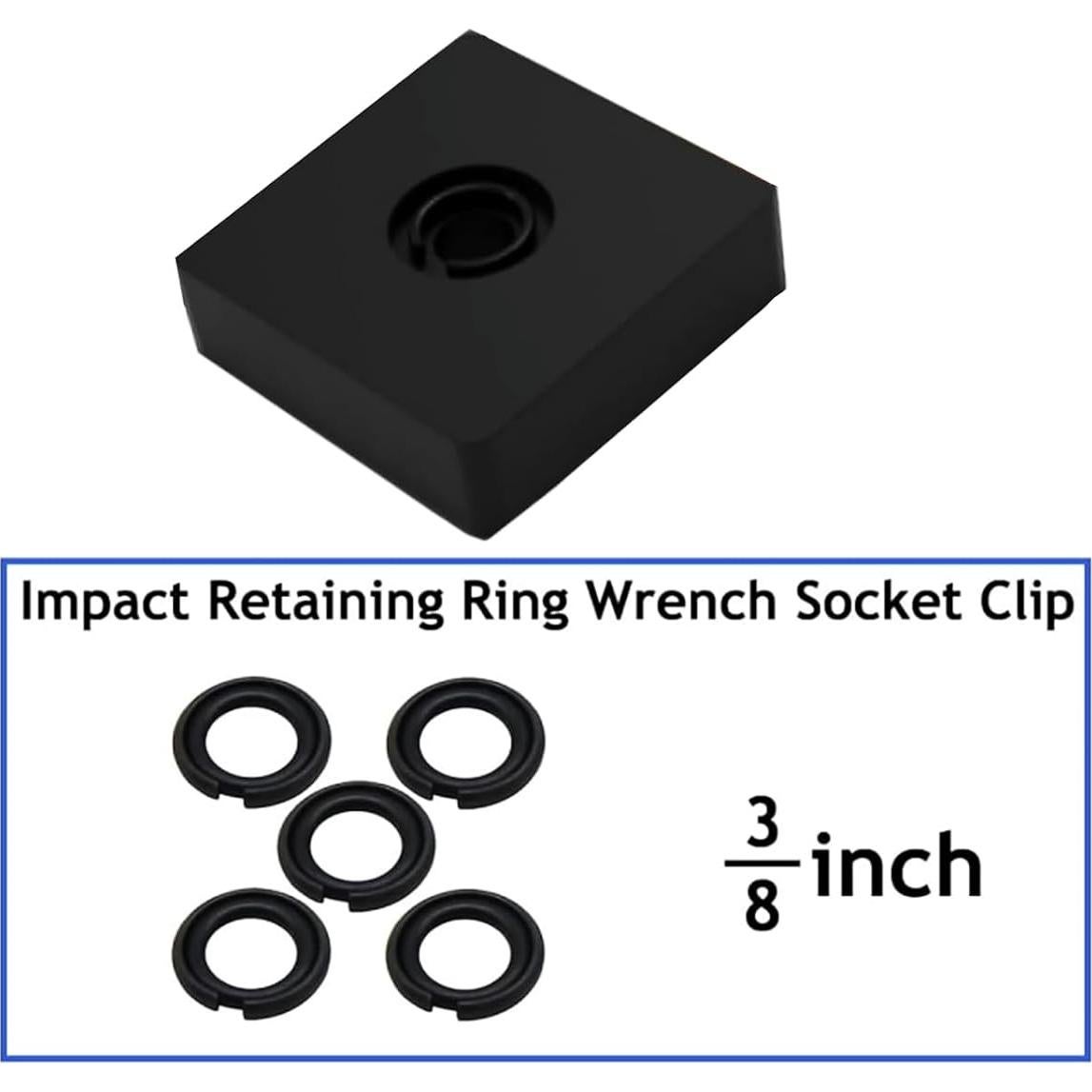 Anillos de retención 3/8" con O-ring y herramienta Yhoparts