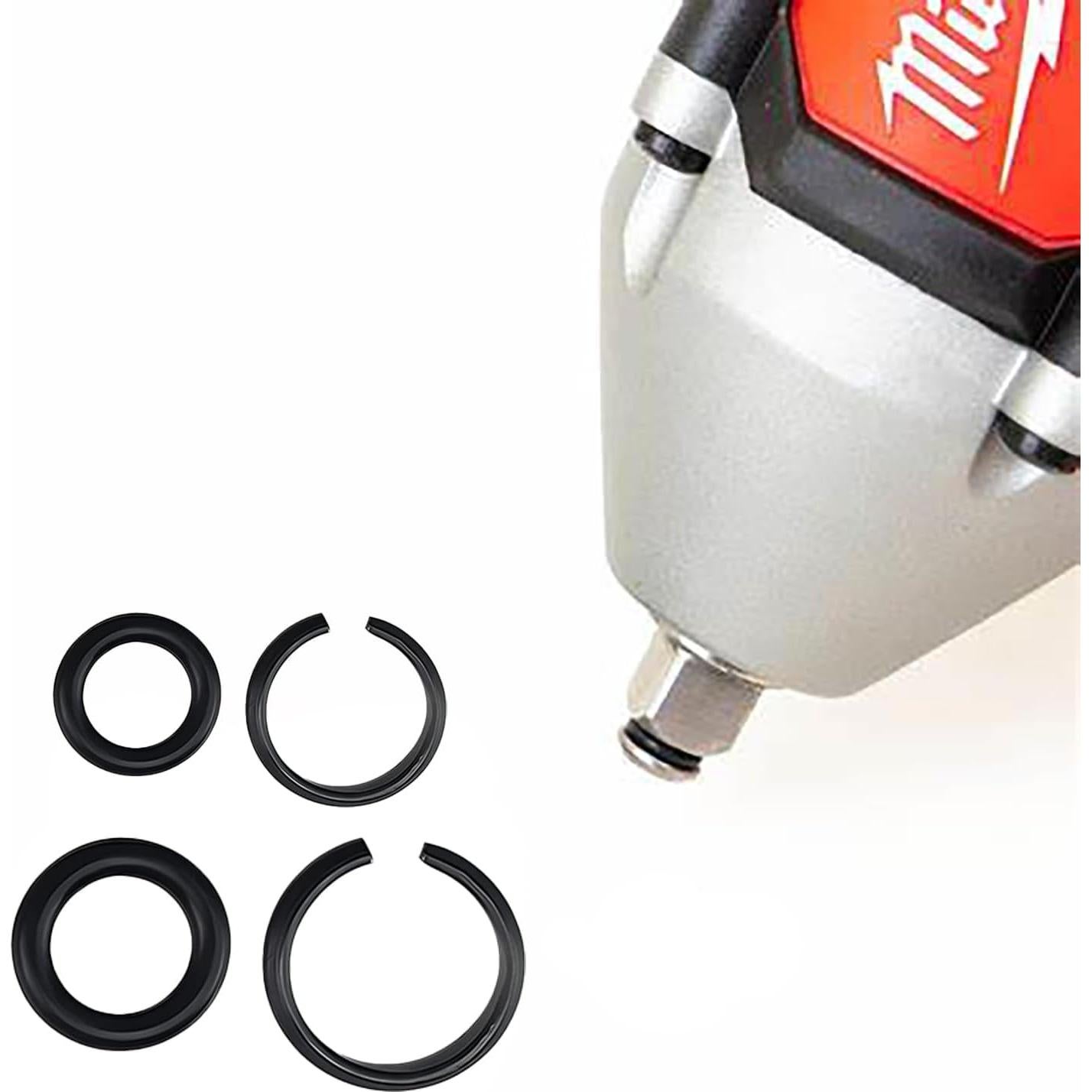 10 Juegos Anillos Retención Llave Impacto 3/8" y 1/2" Bizhala