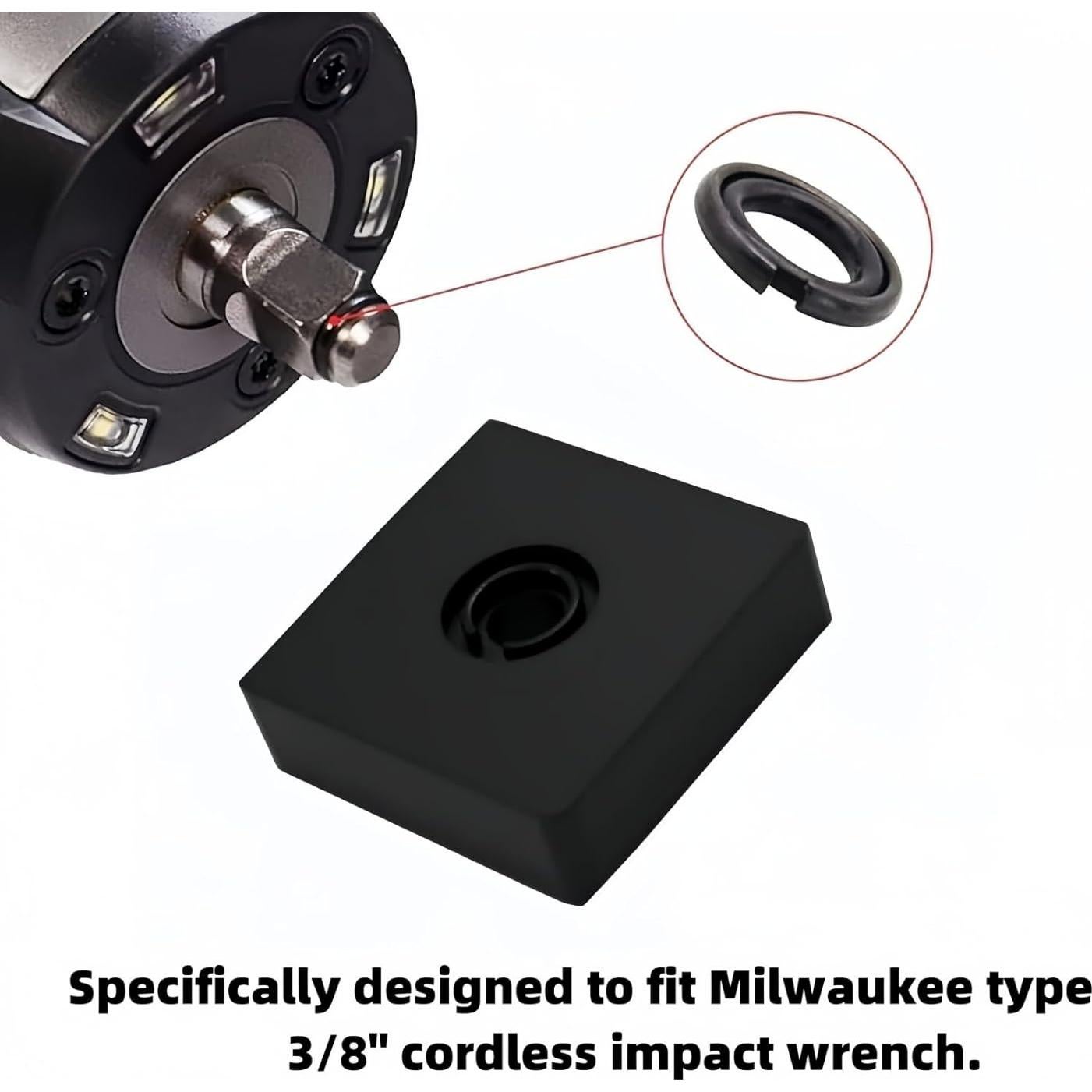 12 Clips de Anillo de Retención TALSWIF 3/8" con O-Ring