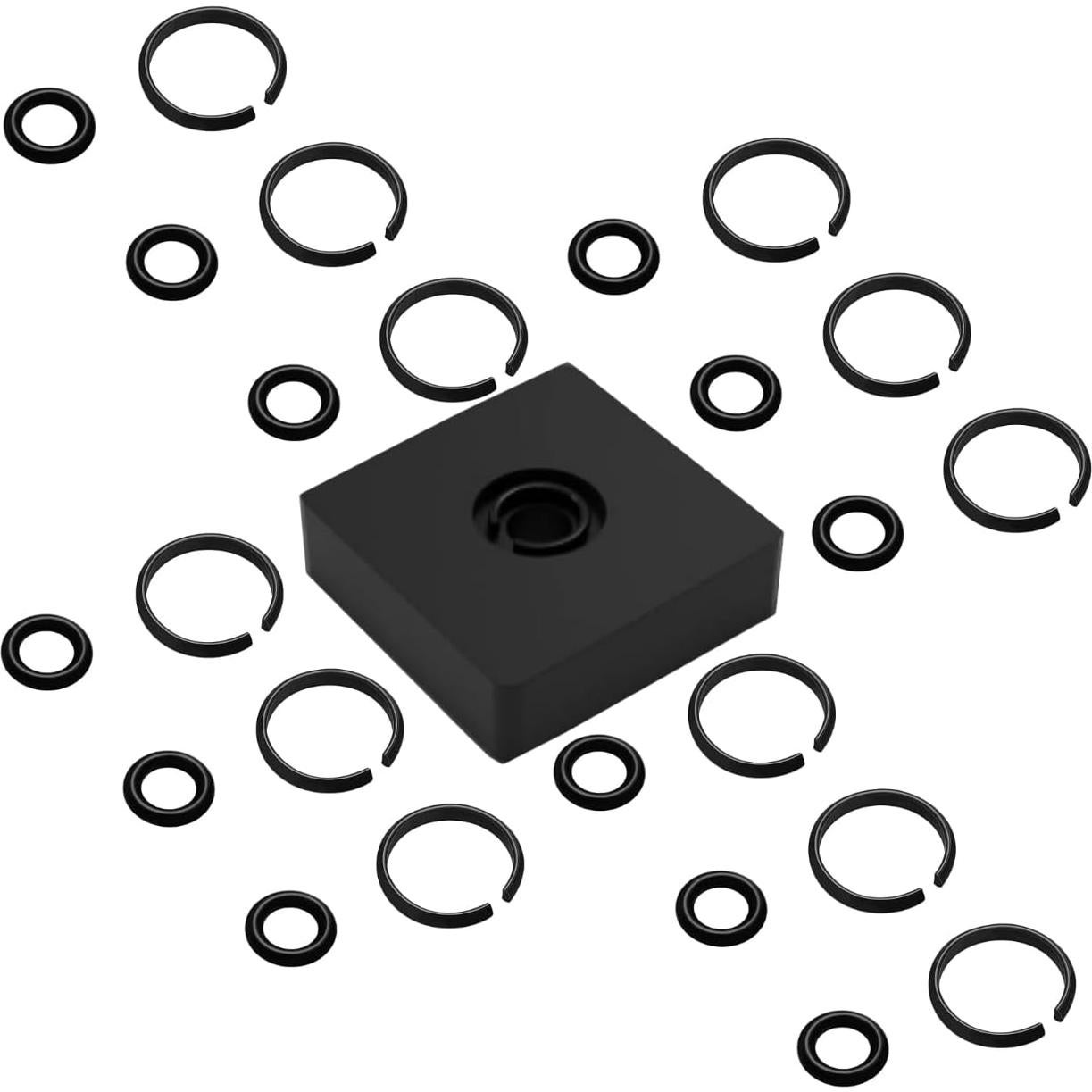 12 Clips de Anillo de Retención TALSWIF 3/8" con O-Ring