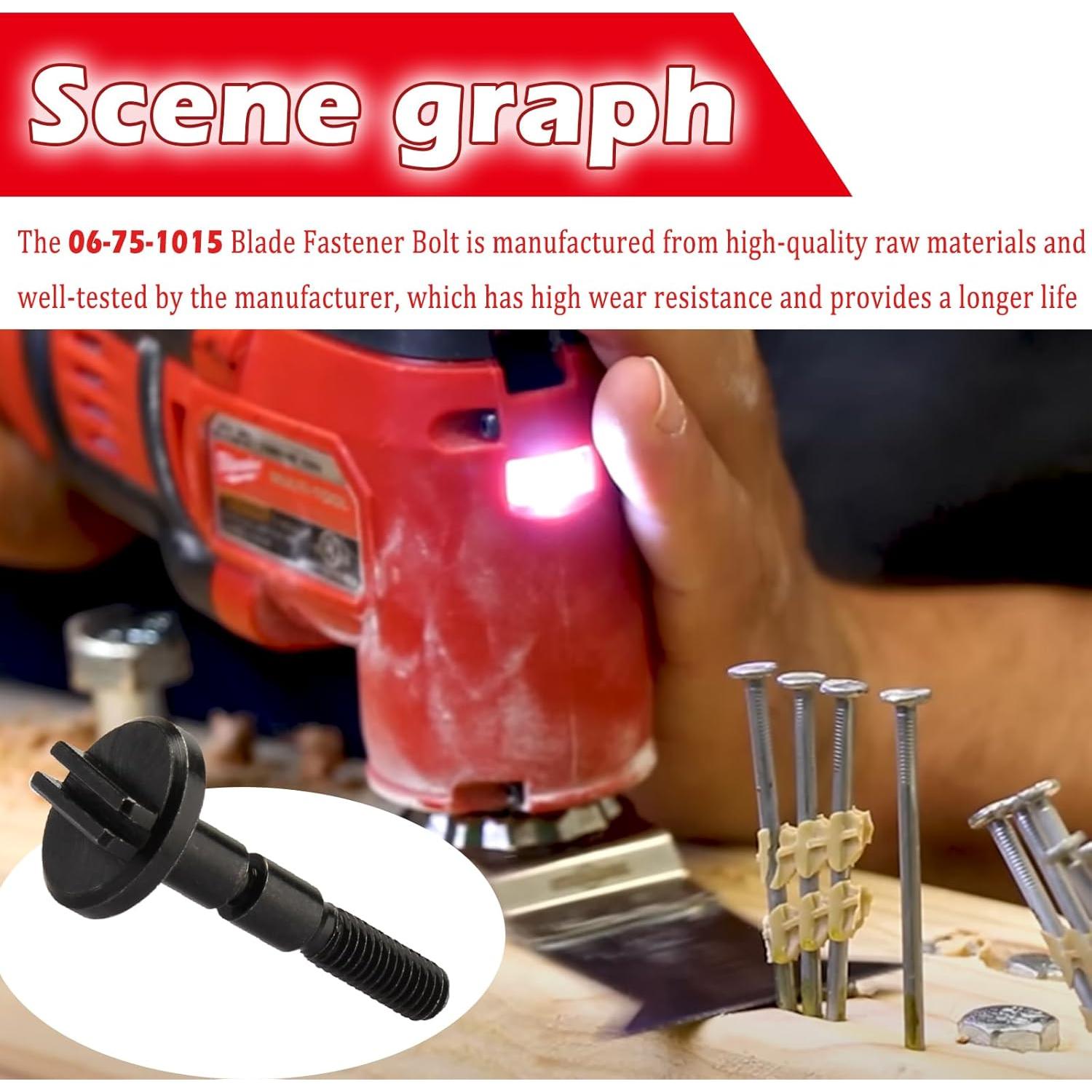 Tornillo de Soporte de Hoja Sialvnd 06-75-1015 para Milwaukee