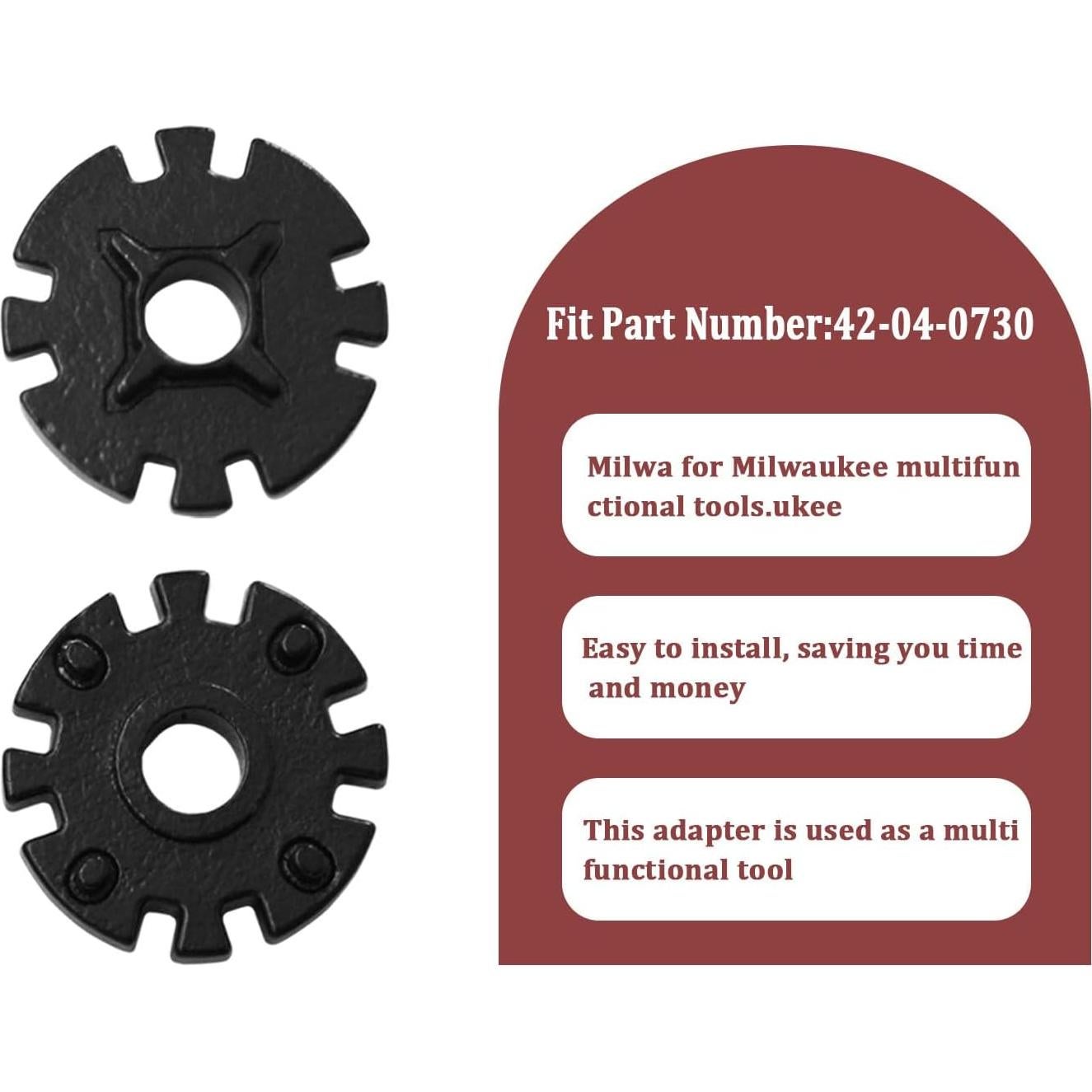 Adaptador Milwaukee 42-04-0730 para Herramientas Múltiples