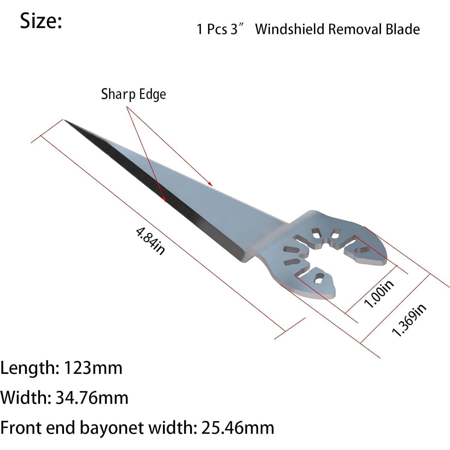 Cuchilla de Remoción de Parabrisas XTPTFABS 10 cm
