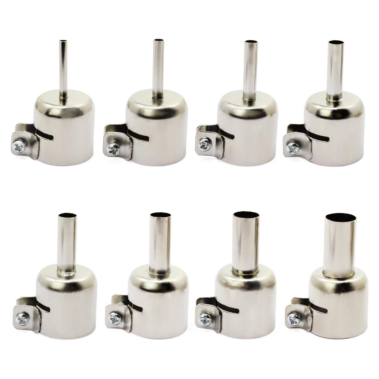 Boquillas de Pistola de Calor OCR 8PCS 3-12mm Acero Inoxidable
