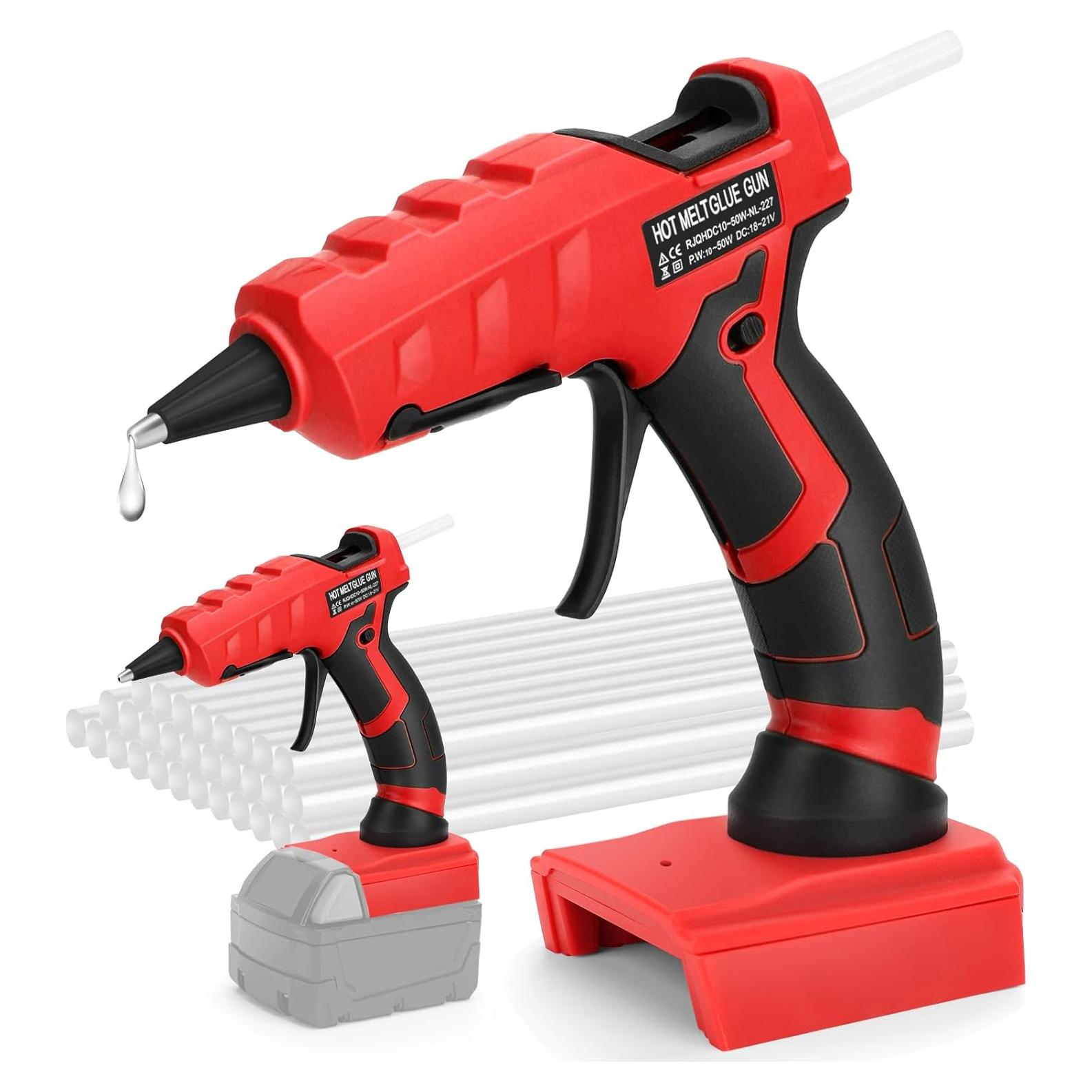 Pistola de Pegamento Caliente Inalámbrica LIVOWALNY 18V