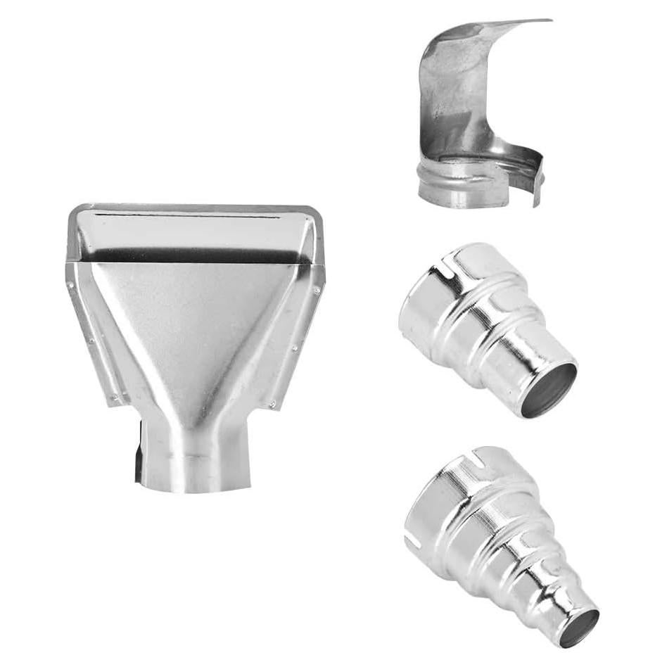 Heat Gun Tips,Mini Heat Gun Accessories,Heat Gun Nozzle 4Pcs Heat Gun Air Nozzles Electric Kit Accessories Industrial Tools Shrink Wrap