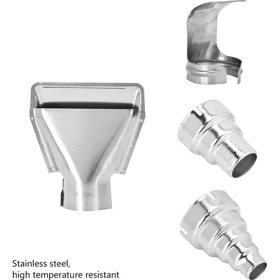 Heat Gun Tips,Mini Heat Gun Accessories,Heat Gun Nozzle 4Pcs Heat Gun Air Nozzles Electric Kit Accessories Industrial Tools Shrink Wrap