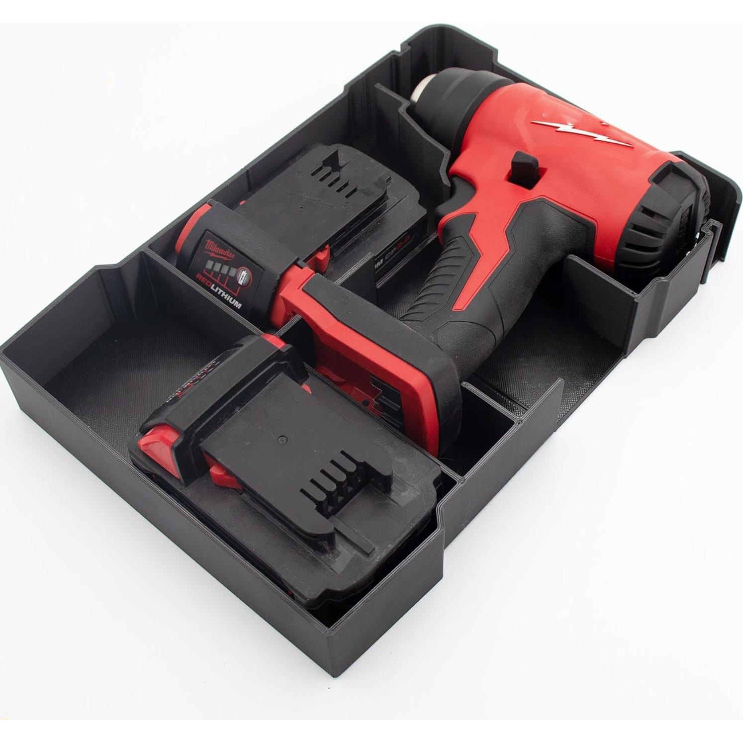 Organizador Compacto Packout Milwaukee para Pistola de Calor M18