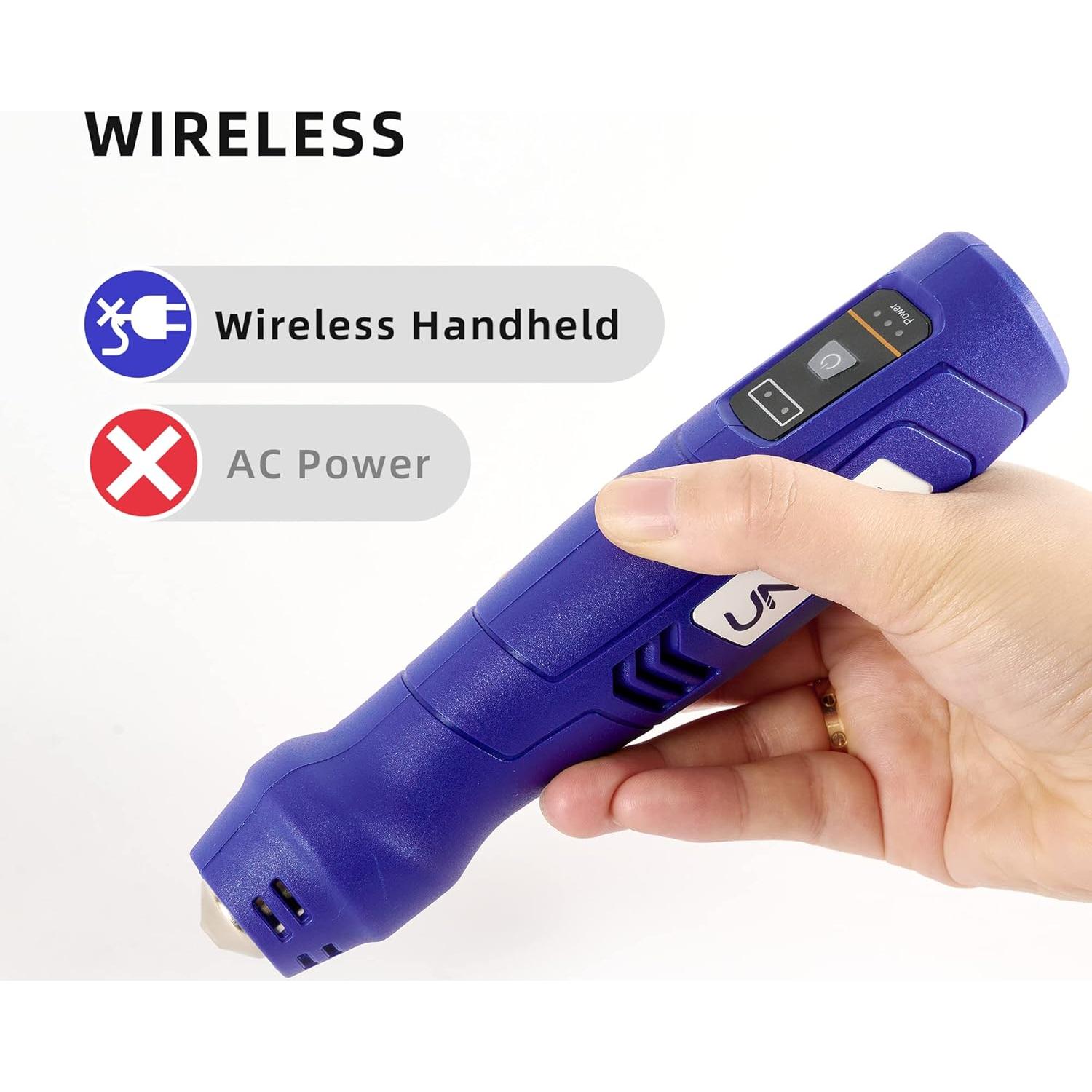 Pistola de Calor Inalámbrica UNOYX U2041-C 600°F (315°C) DIY