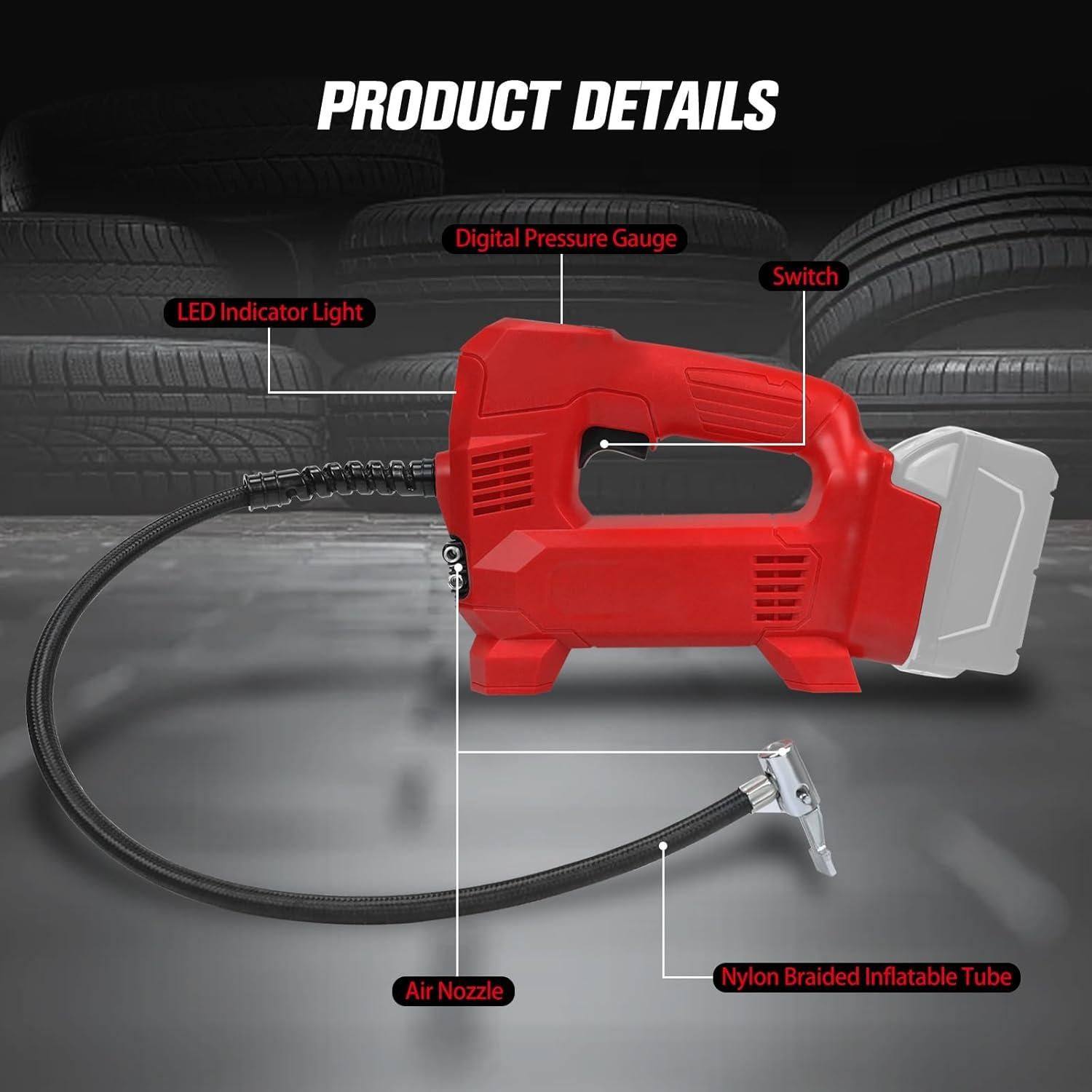 Compresor de Aire LouSdZoke Inflador Portátil 150PSI