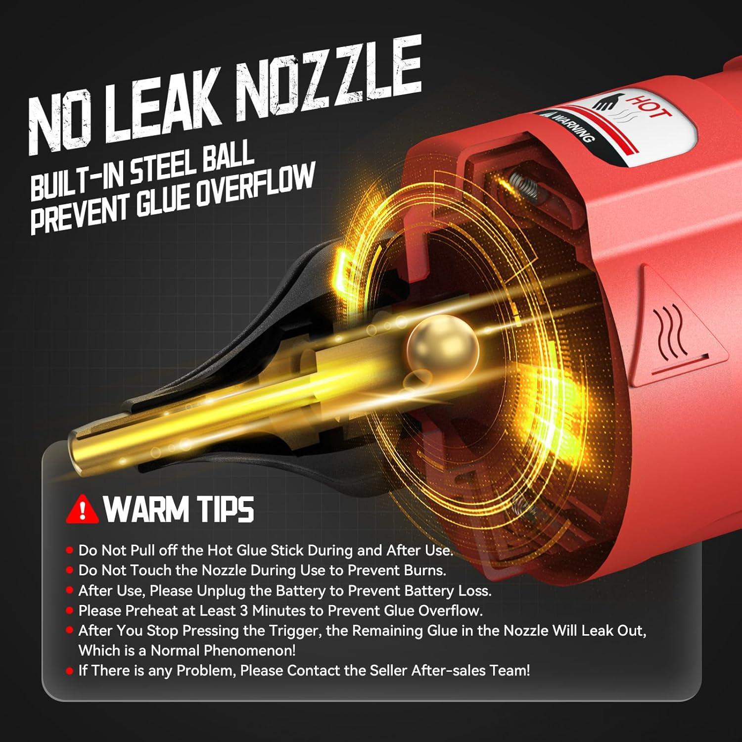 Pistola de Pegamento Caliente MtiolHig 100W Inalámbrica 18V