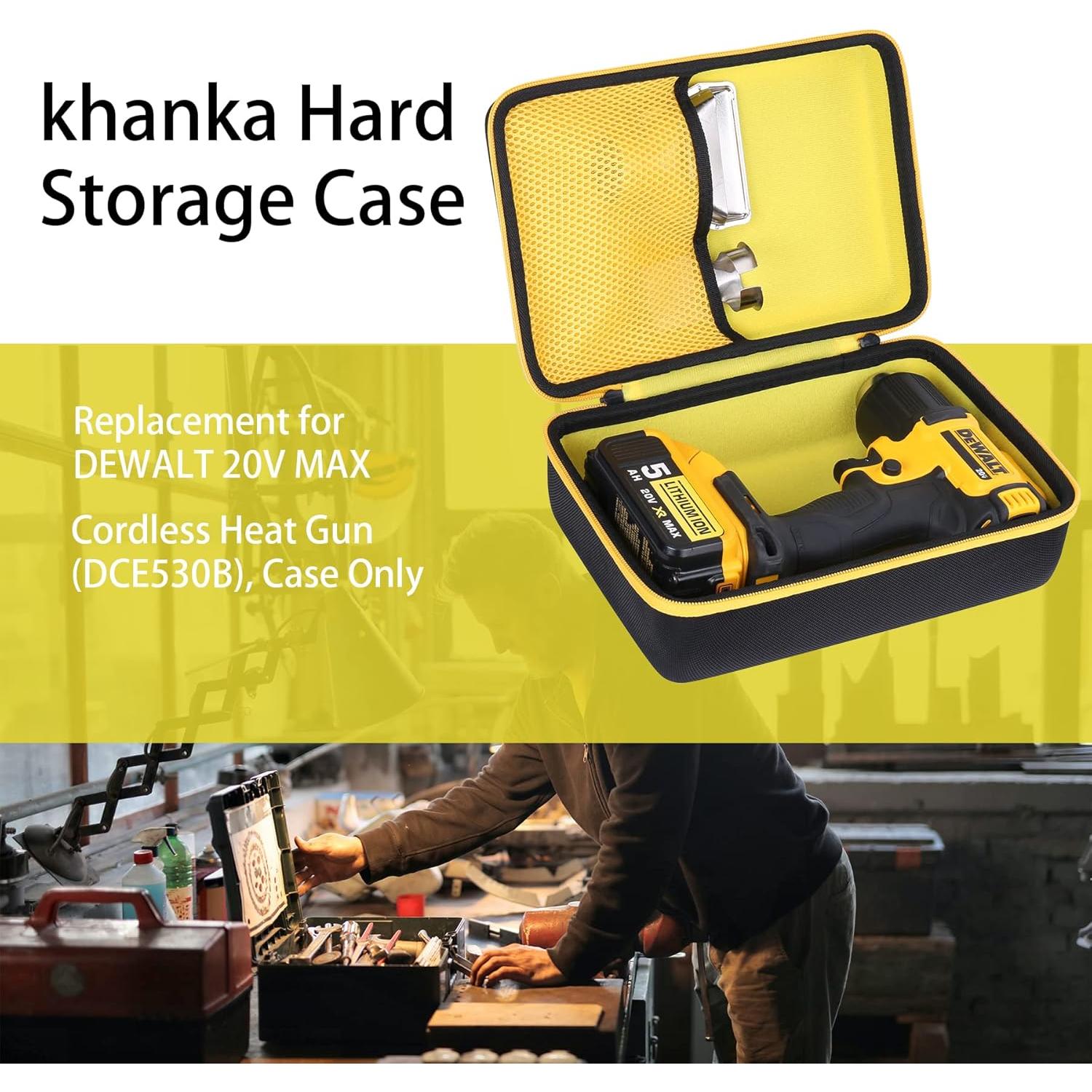 Funda Dura Khanka para Pistola de Calor DEWALT DCE530B