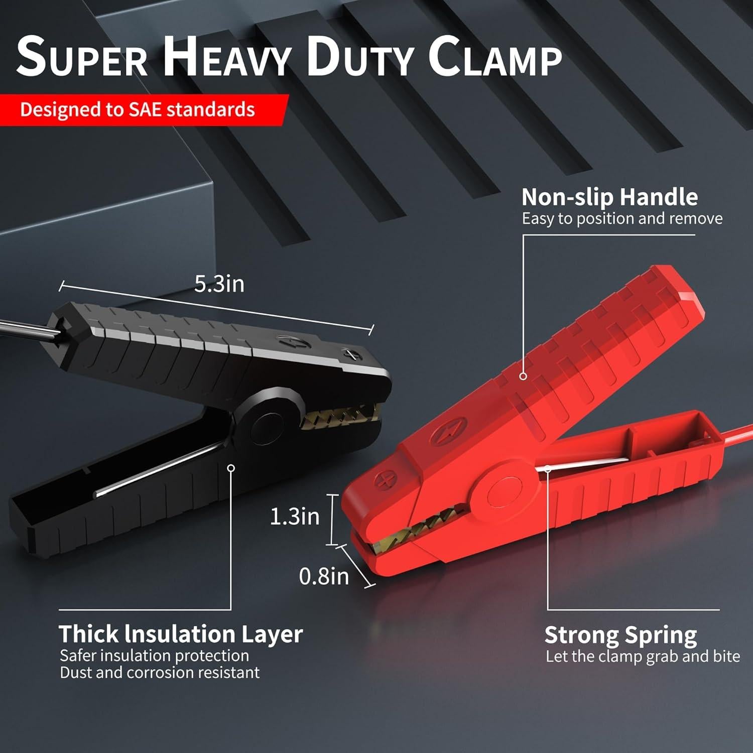 Cables de Arranque Govel M18 18V 2m para Coche y Moto