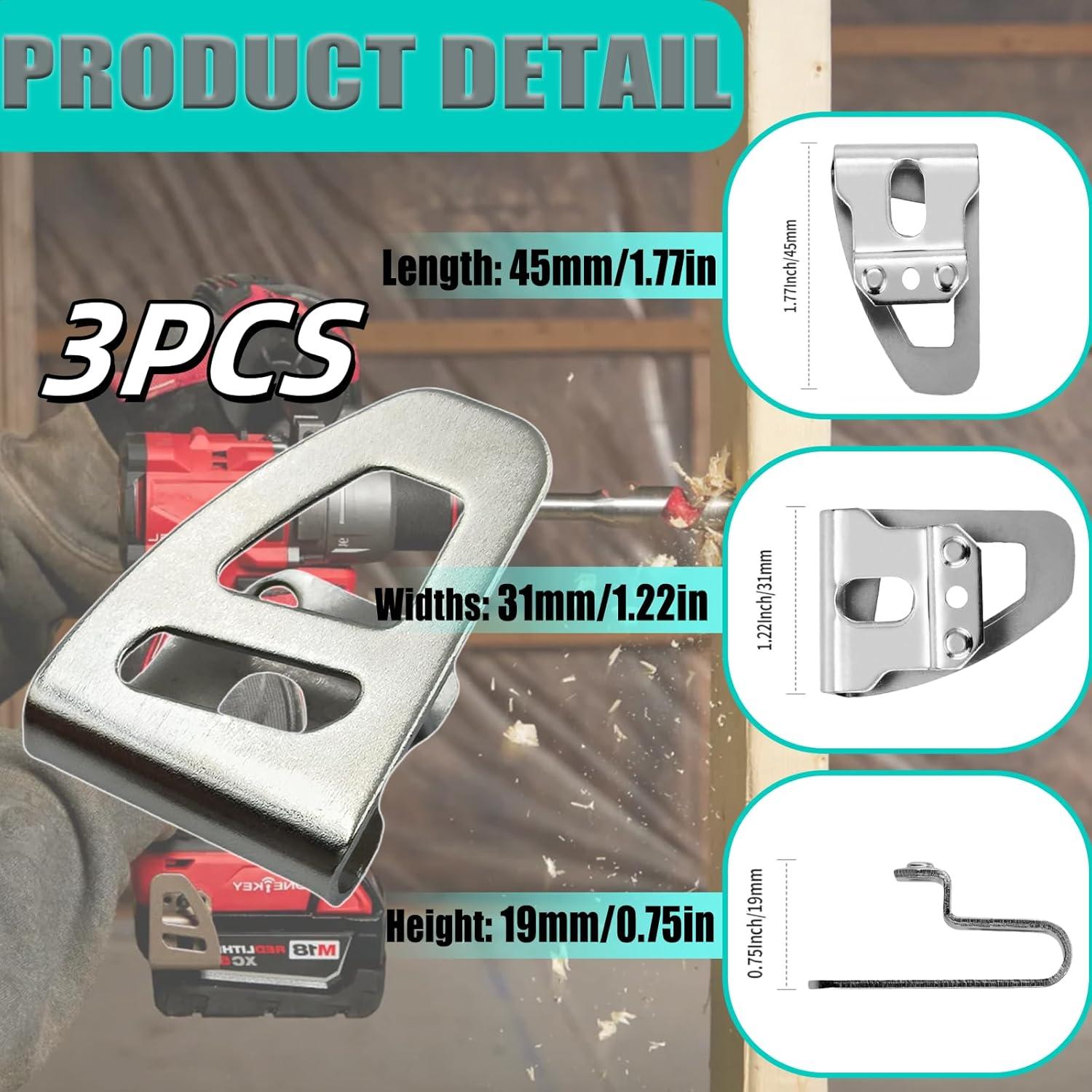 Clip de Cintura KIAPIEBIO 42-70-2653 para Taladros Milwaukee